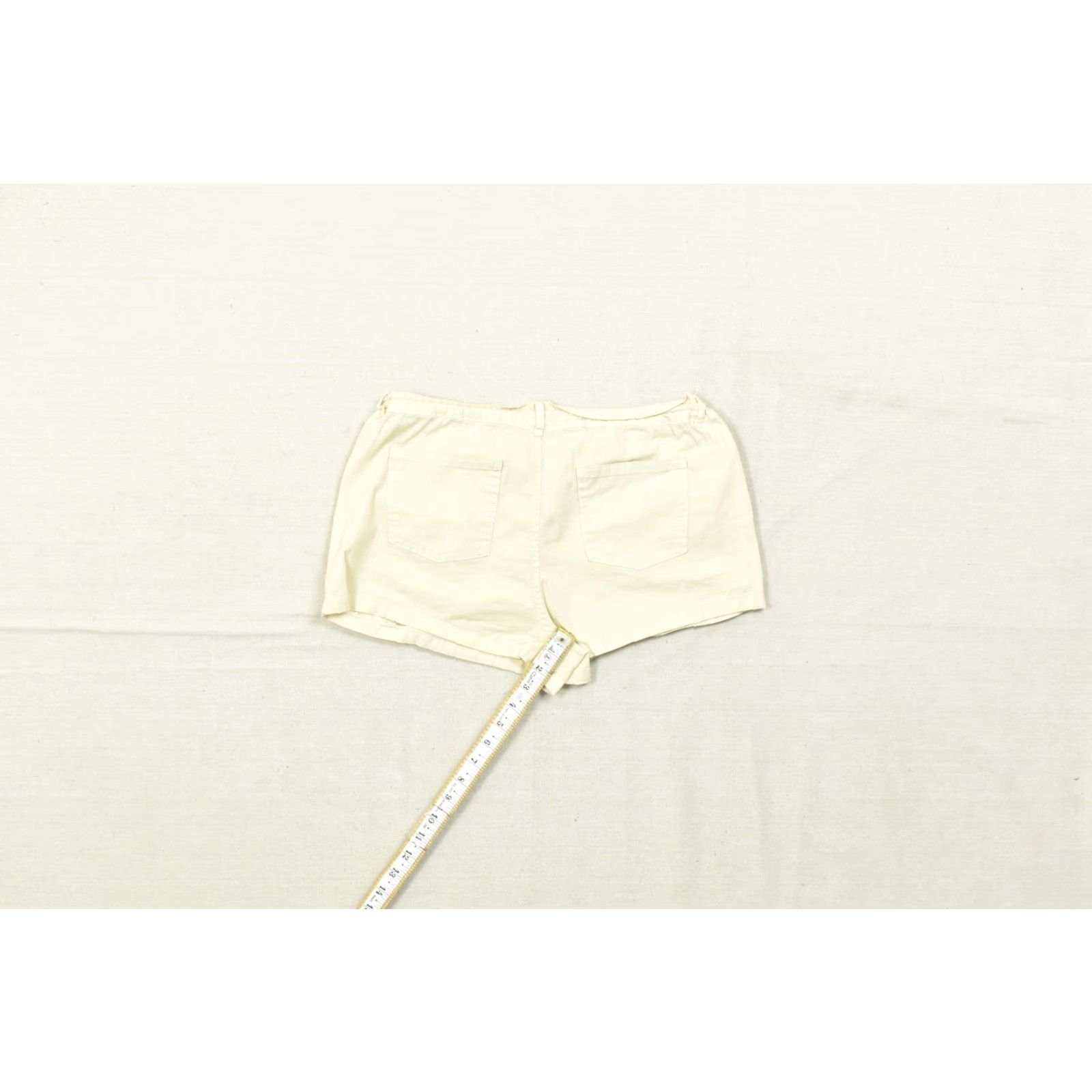 Vintage Aéropostale Women's XS Cargo Short Cream Twill Cotton New With Tags Ivory Summer Casual Womens Size 26" / US 2 / IT 38 - 6 Thumbnail