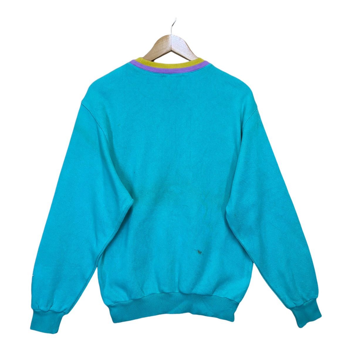 Cerruti 1881 × Vintage Cerruti 1881 Big Logo Multicolour Crewneck Sweatshirt Size S Size US S / EU 44-46 / 1 - 9 Thumbnail