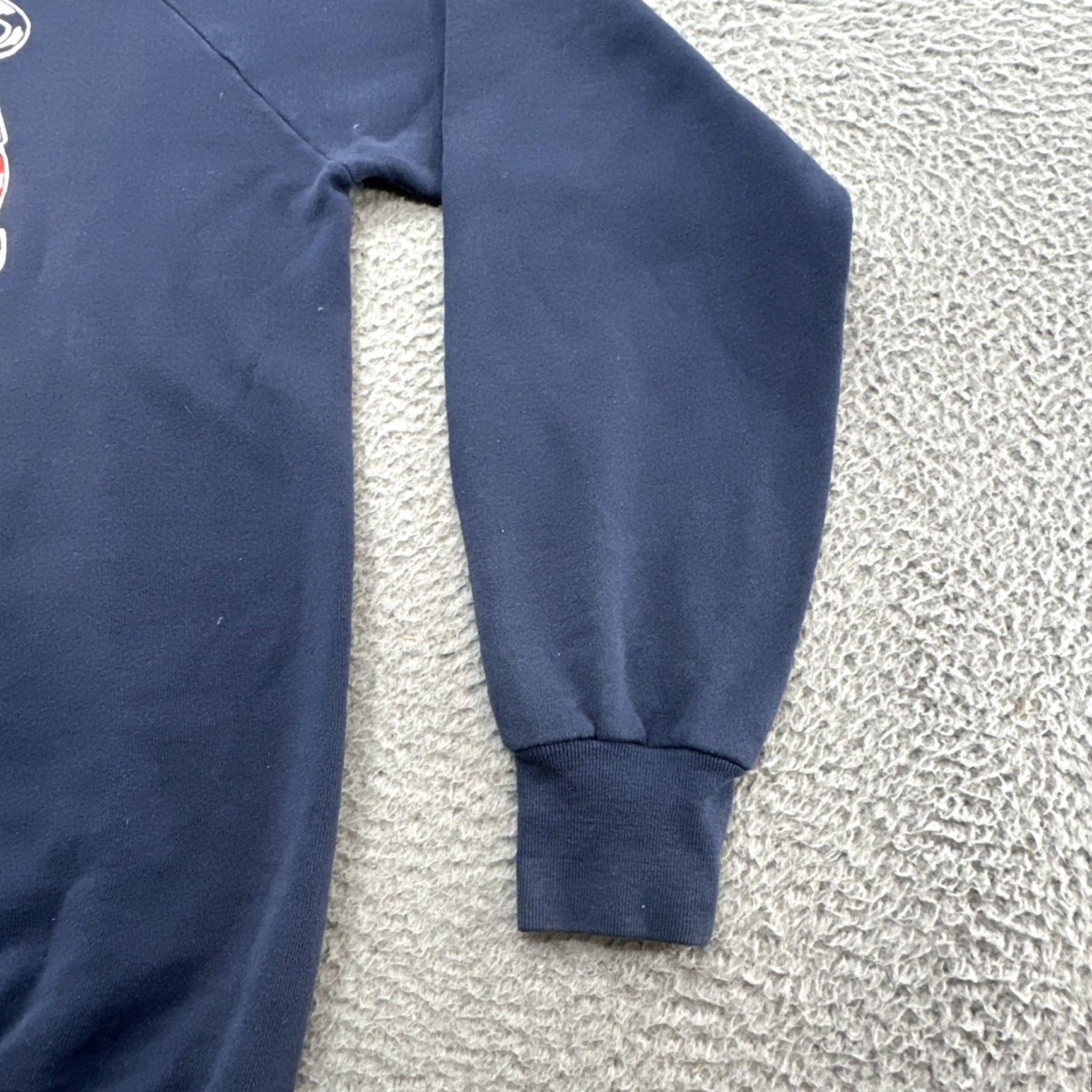 Vintage VINTAGE Some Of My Best Friends Are Cows American Dairy Association Sweatshirt XL Blue Mens Crew Neck Pullover 50/50 Cotton Polyester Screen Stars Size US XL / EU 56 / 4 - 4 Thumbnail