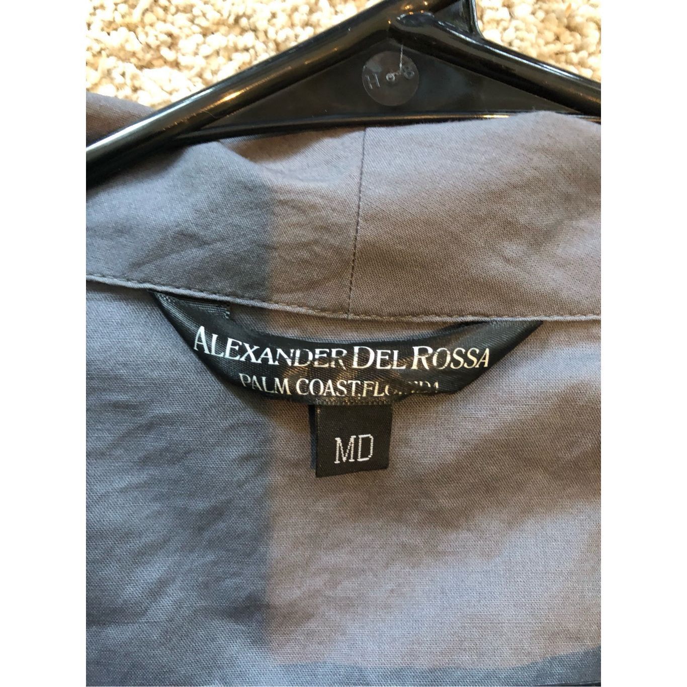 Other Alexander Del Rossa Men’s Gray Wrap Lightweight Trench Coat Size 32 - 4 Thumbnail
