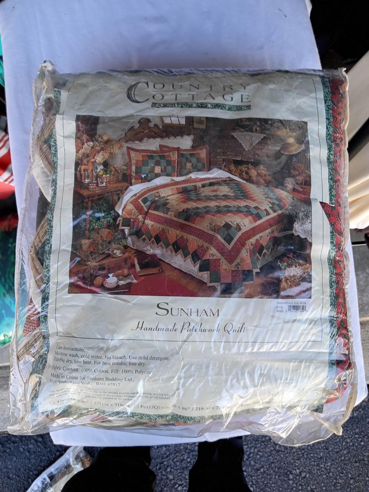 Designer Sunham Handmade Patchwork Quilt - Full/Queen Size Size ONE SIZE - 1 Thumbnail