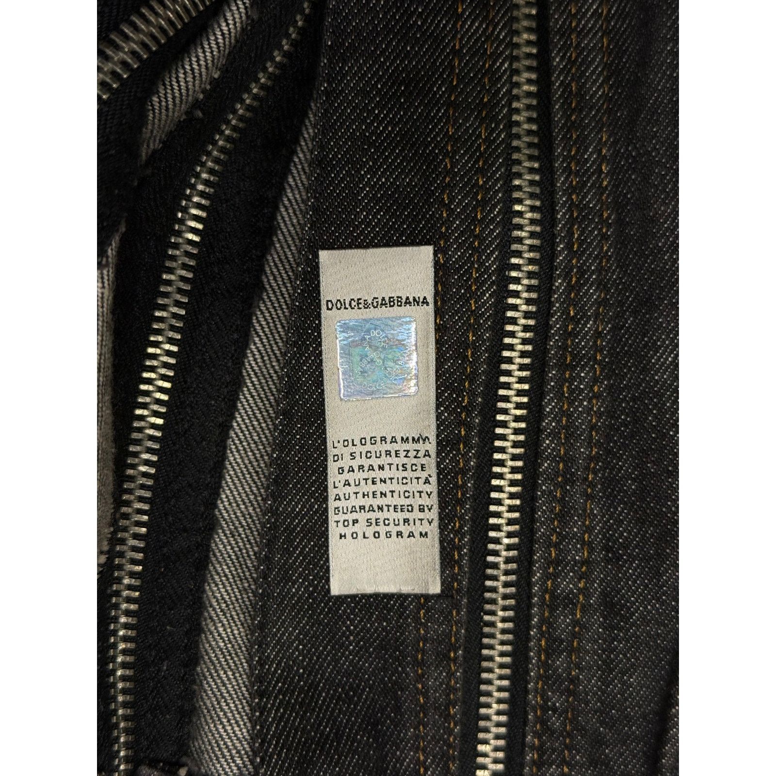 Dolce & Gabbana S/S2004 Dolce & Gabbana full zip denim jacket Size L / US 10 / IT 46 - 8 Thumbnail