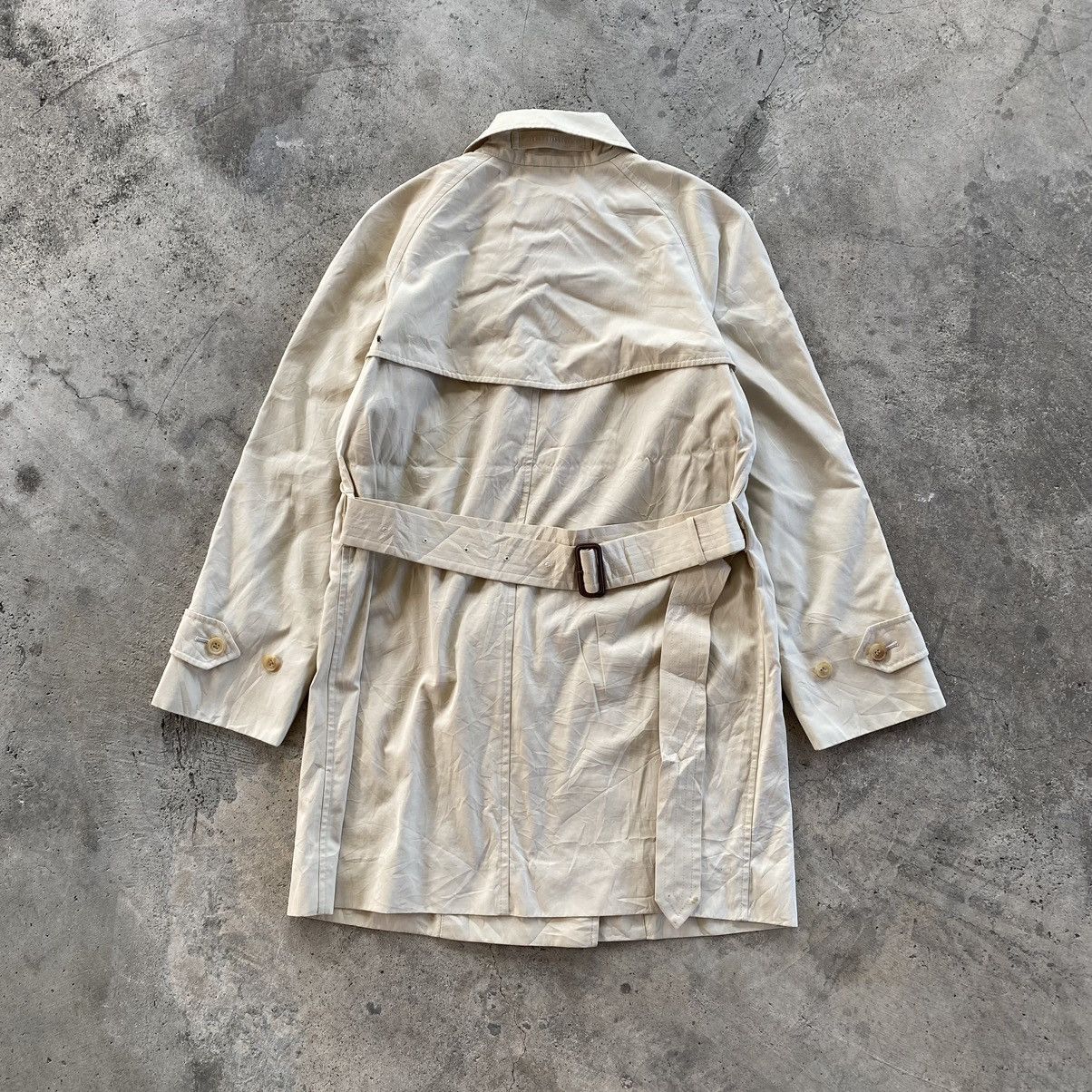 Burberry BURBERRY Double Breasted Trench Coat Size US XXS / EU 40 - 3 Thumbnail