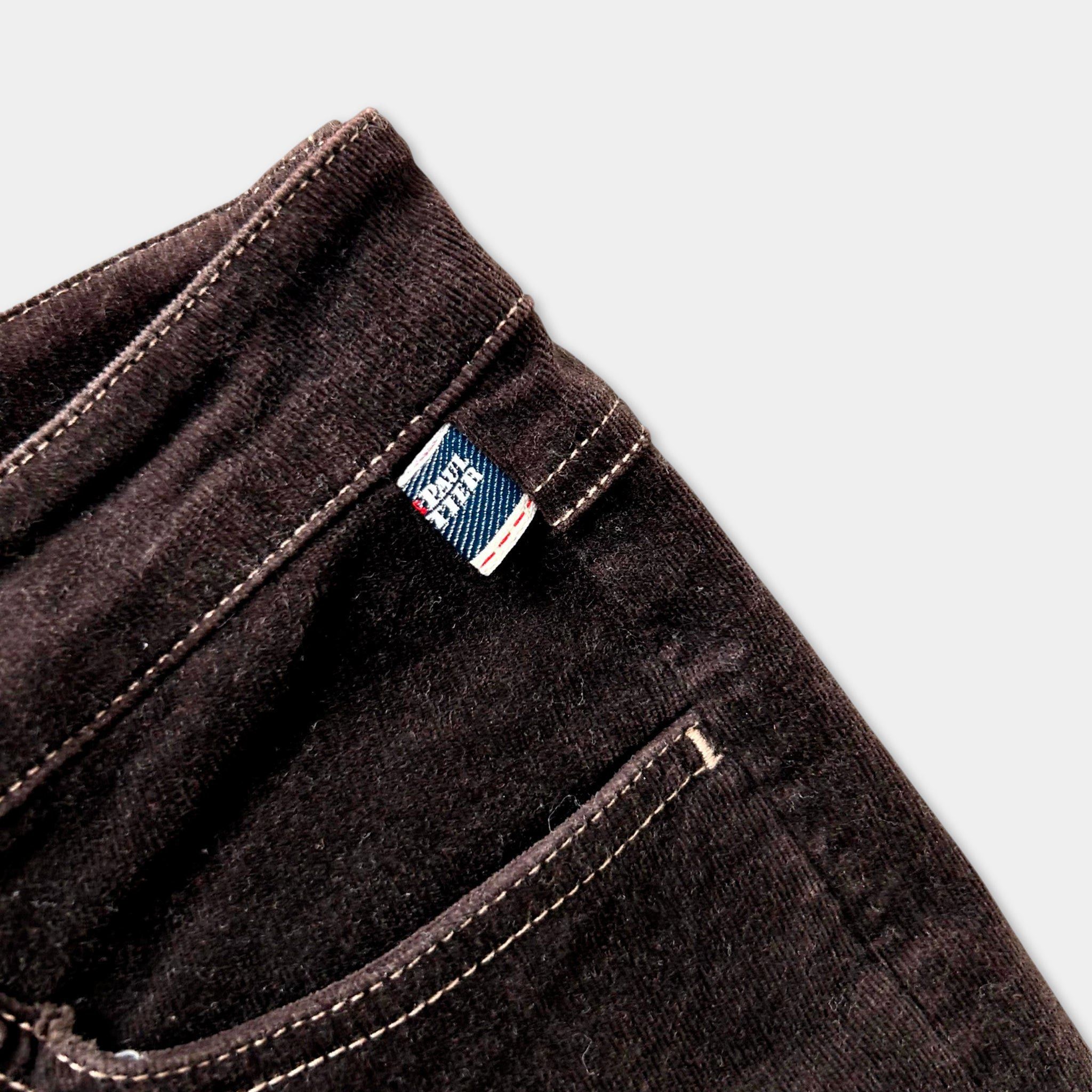 Jean Paul Gaultier Jean Paul Gaultier Black Velour Cargo Pants Size US 30 / EU 46 - 7 Thumbnail