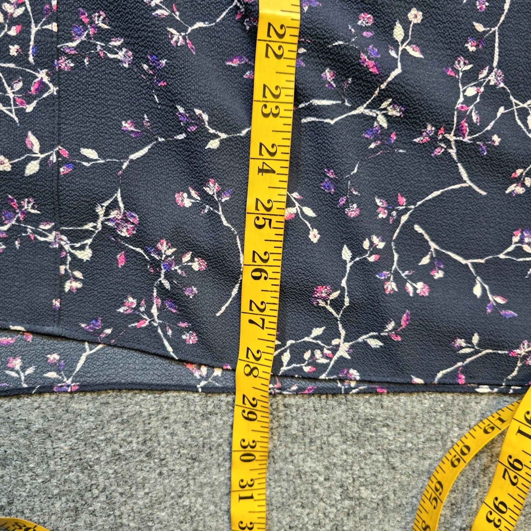 J. Jill J Jill Cardigan Womens One Size Black Floral Kimono Poncho Open Casual Career Shirt Size ONE SIZE - 5 Thumbnail