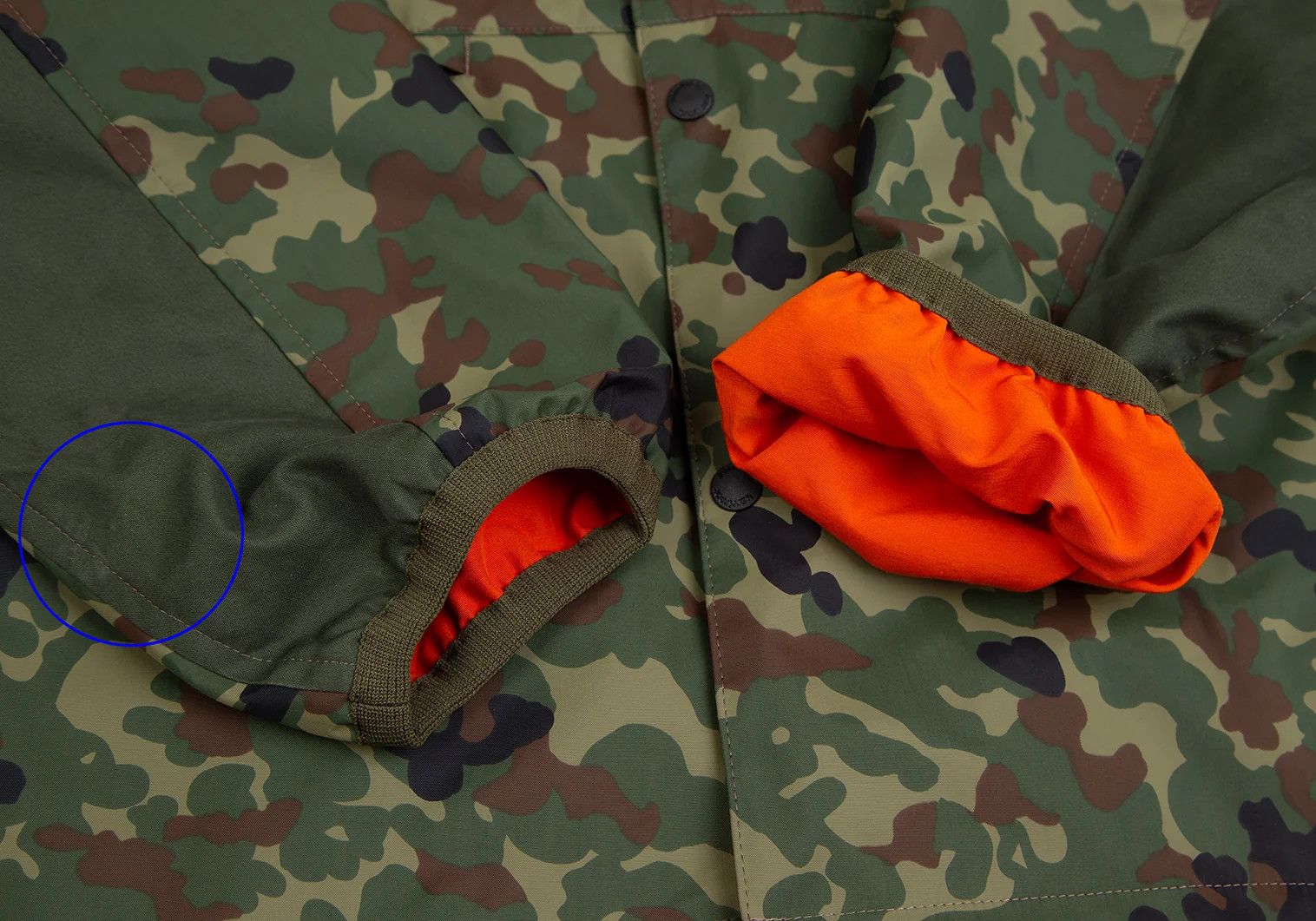 Junya Watanabe Camo Print Jacket in Green and Orange, Size S Size US S / EU 44-46 / 1 - 4 Thumbnail