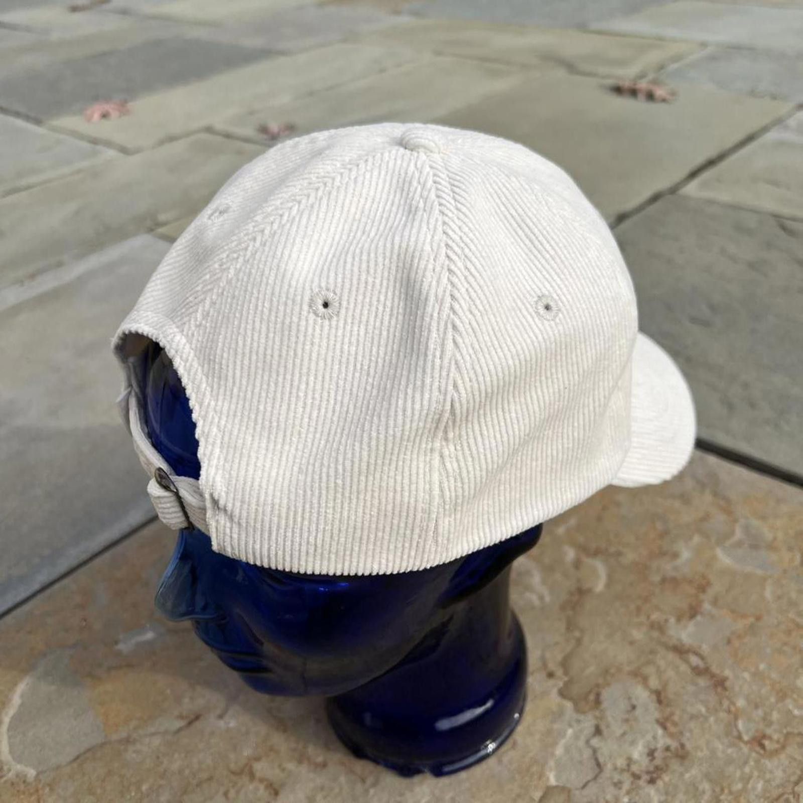 Other Cream Off White Corduroy Strapback Dad Hat Size ONE SIZE - 7 Thumbnail