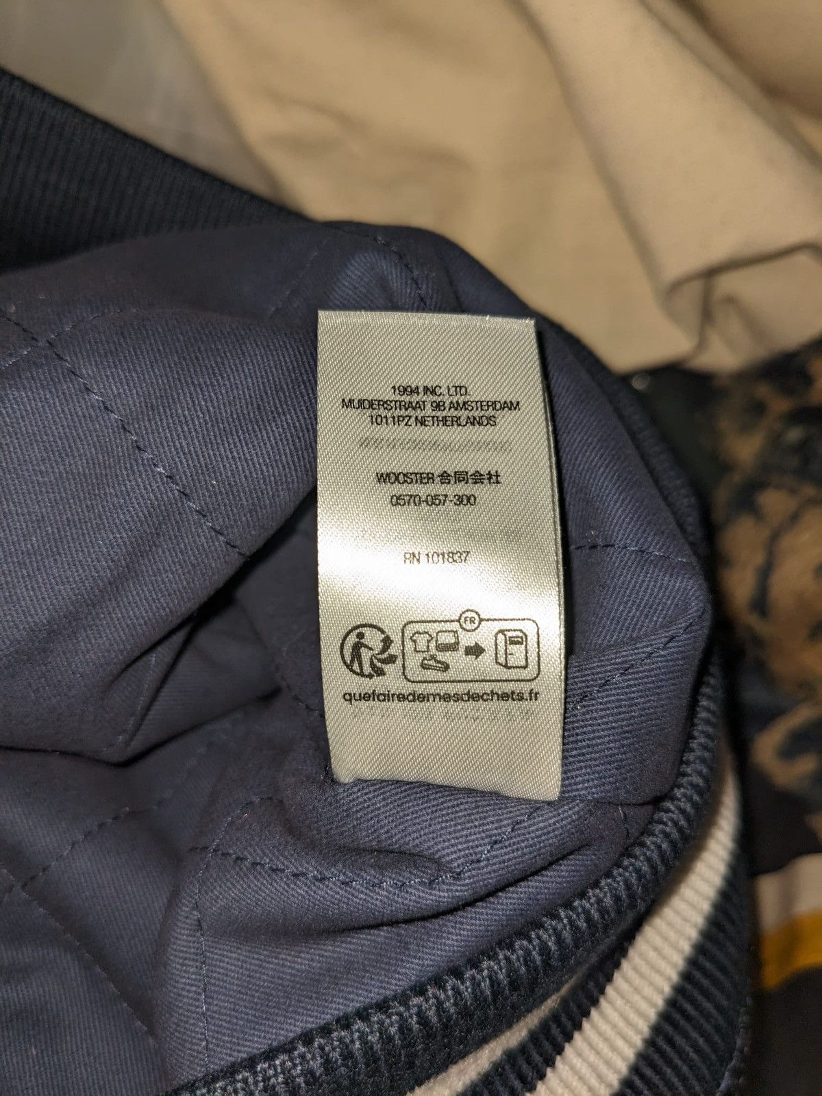 Supreme SS23 Supreme Mitchell & Ness Sequin Varsity Jacket Navy XL Size US XL / EU 56 / 4 - 7 Thumbnail