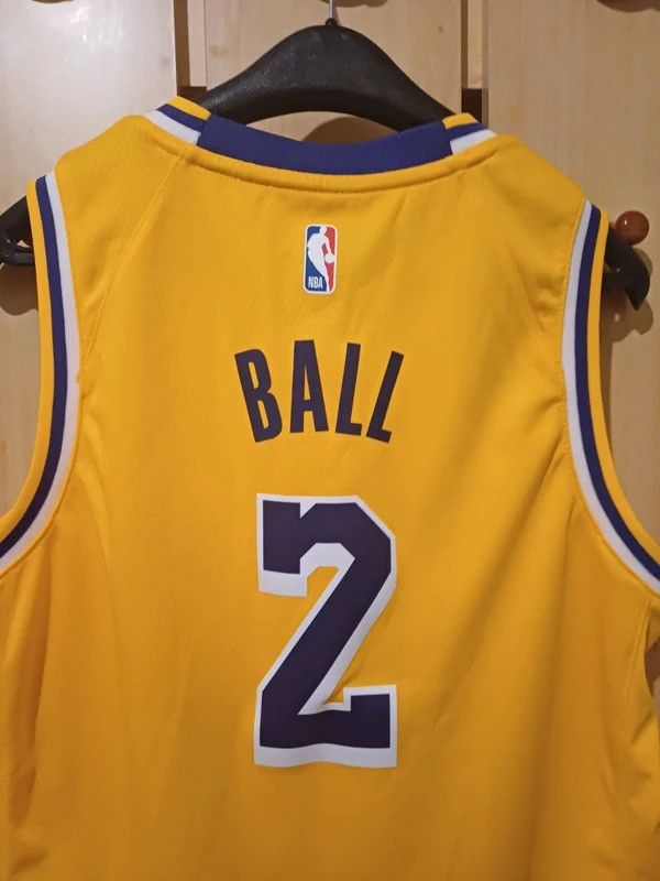 Nike Nike Los Angeles Lakers Lonzo Ball Nba Basketball Jersey Size US L / EU 52-54 / 3 - 5 Thumbnail