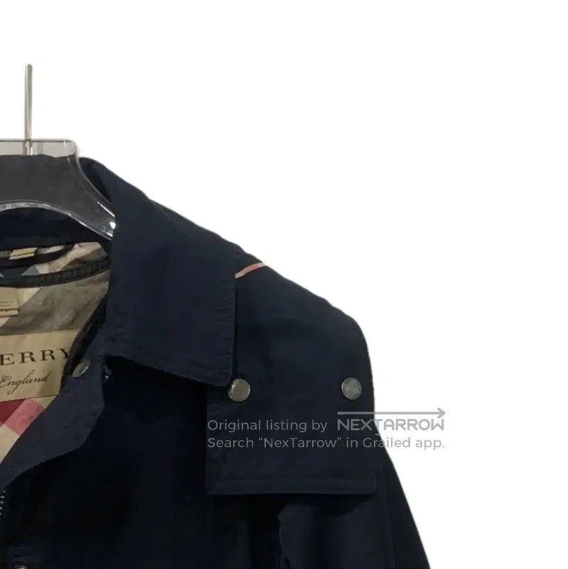 Burberry Burberry Black Cotton Women's Coat XXS. Size XXS / US 00 / IT 34 - 4 Thumbnail