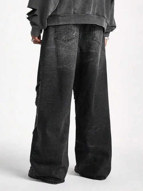 Japanese Brand Baggy patchwork cargo Opium Size US 35 - 3 Thumbnail