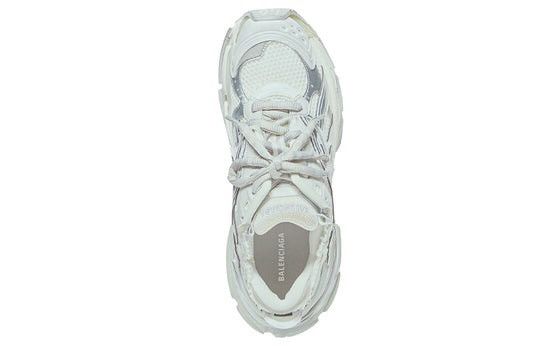 Balenciaga White Runner Sneakers Size US 14 / EU 47 - 3 Thumbnail