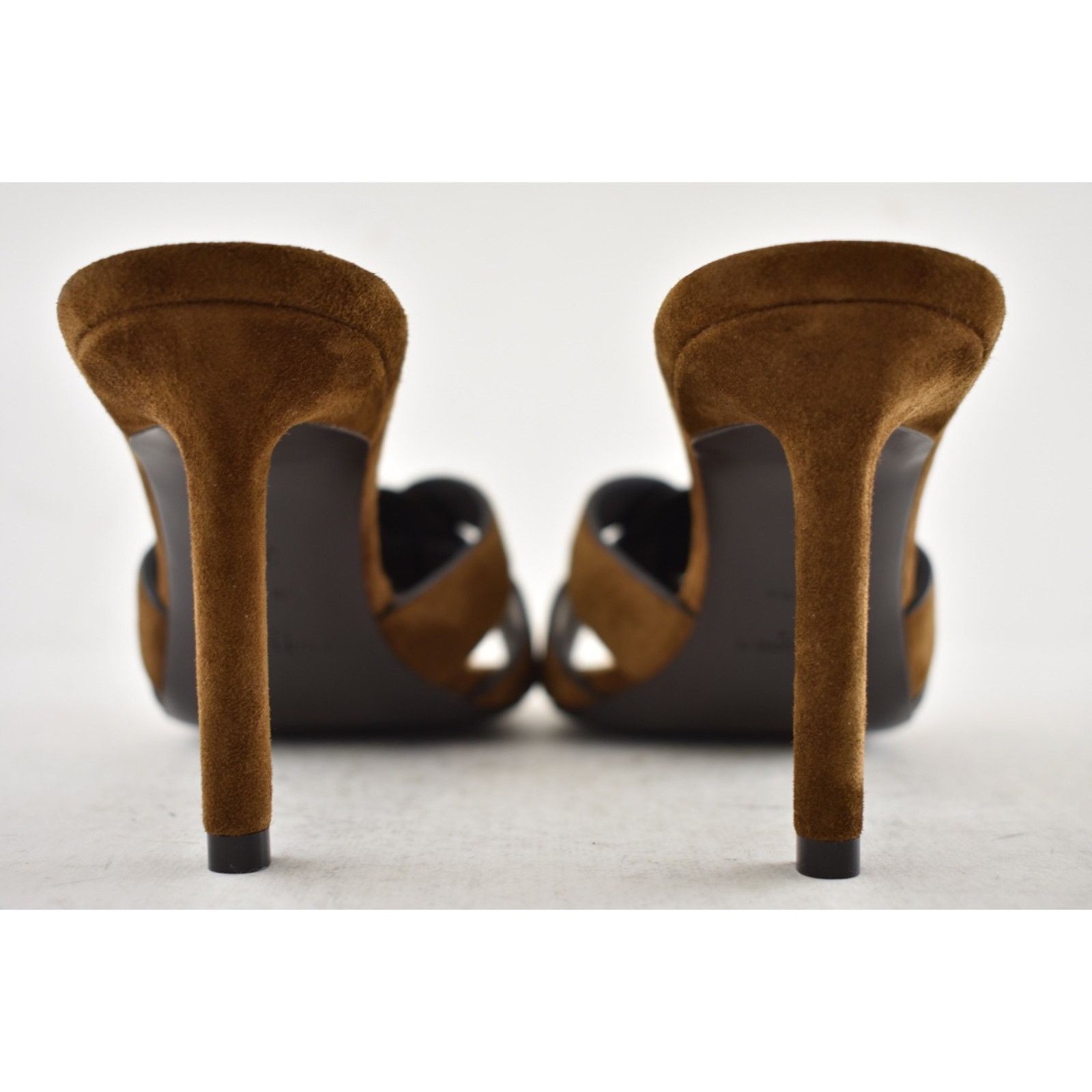 Yves Saint Laurent Saint Laurent Tribute 85 Mule Land Brown Suede Pump 40.5 Size US 10.5 / IT 40.5 - 14 Thumbnail