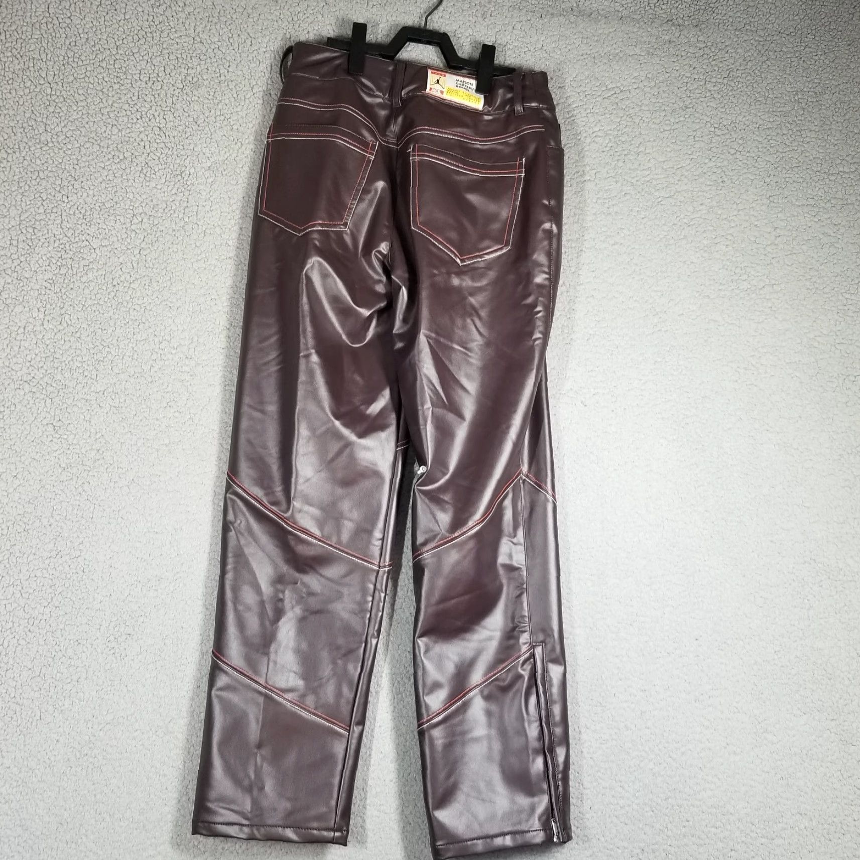 Nike VINTAGE Nike Air Jordan X Maison Château Rouge Pants DJ9764-203 NWT Size 4 Women Brown & Sail Straight Leg Women's Pants Size 27" / US 4 / IT 40 - 2 Thumbnail