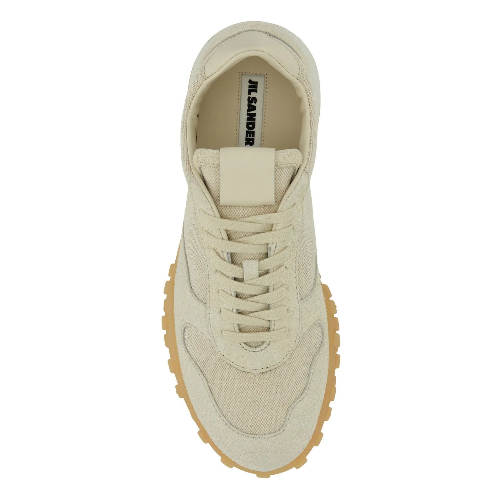 Jil Sander JIL SANDER Moon Beige Sneakers New & Authentic (Men's size:U Size US 7 / EU 40 - 2 Thumbnail