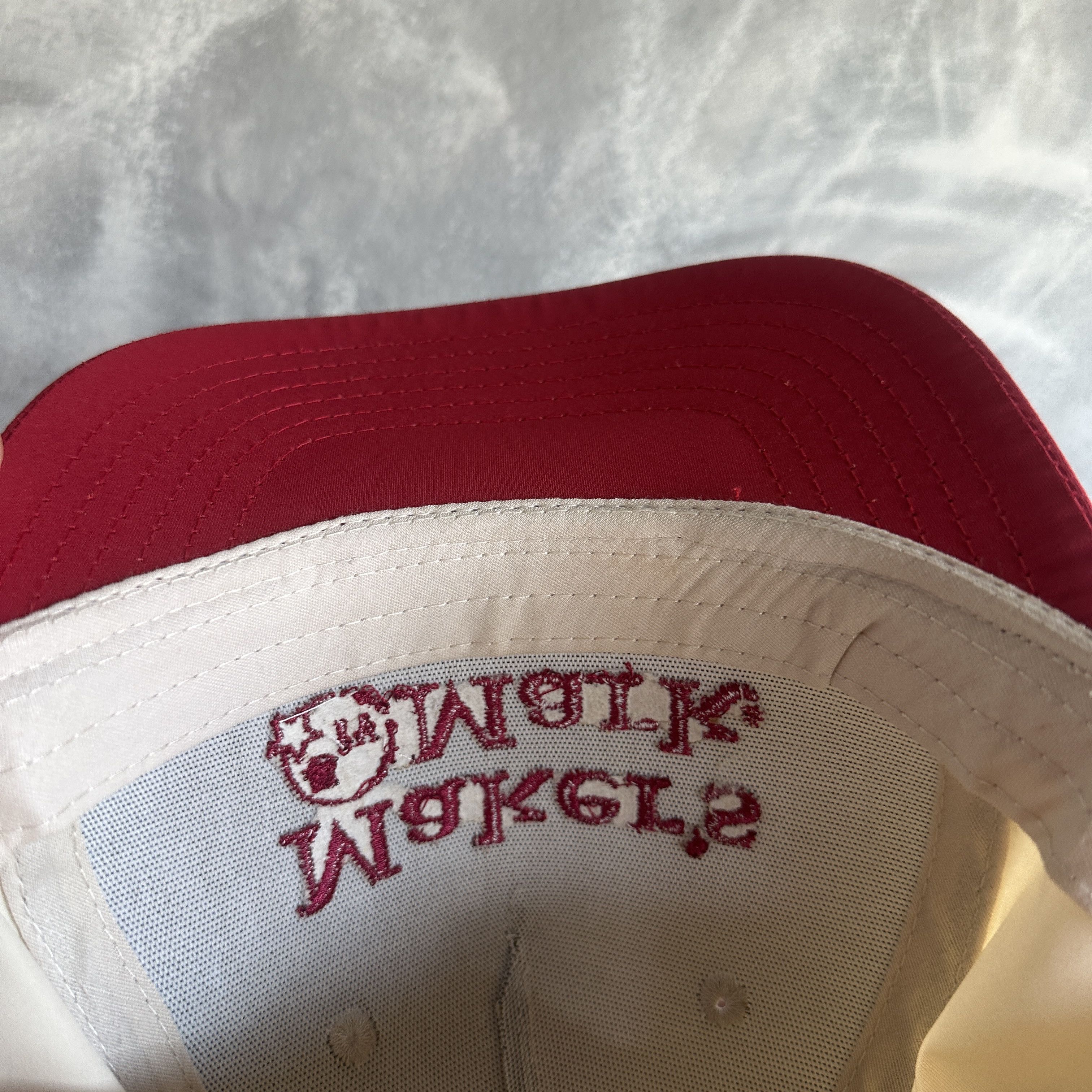 Other Makers Mark Whiskey Baseball Cap Buckleback Hat Red OSFM Size ONE SIZE - 7 Thumbnail