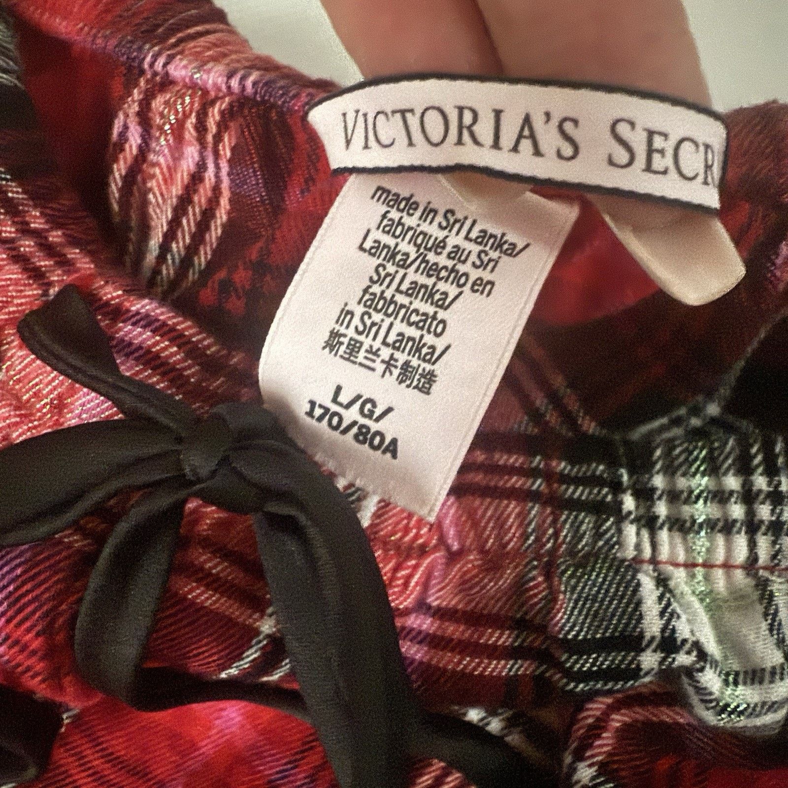 Victoria's Secret Victoria's Secret Plaid Pajama Pockets Lounge Holiday Cabin Size ONE SIZE - 3 Thumbnail