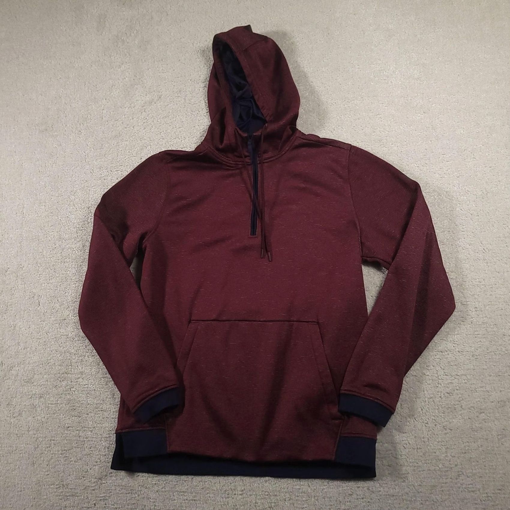 Under Armour Under Armour Hoodie Mens Medium Red ColdGear Pullover Fitted Athletic Sweatshirt Size US M / EU 48-50 / 2 - 2 Thumbnail