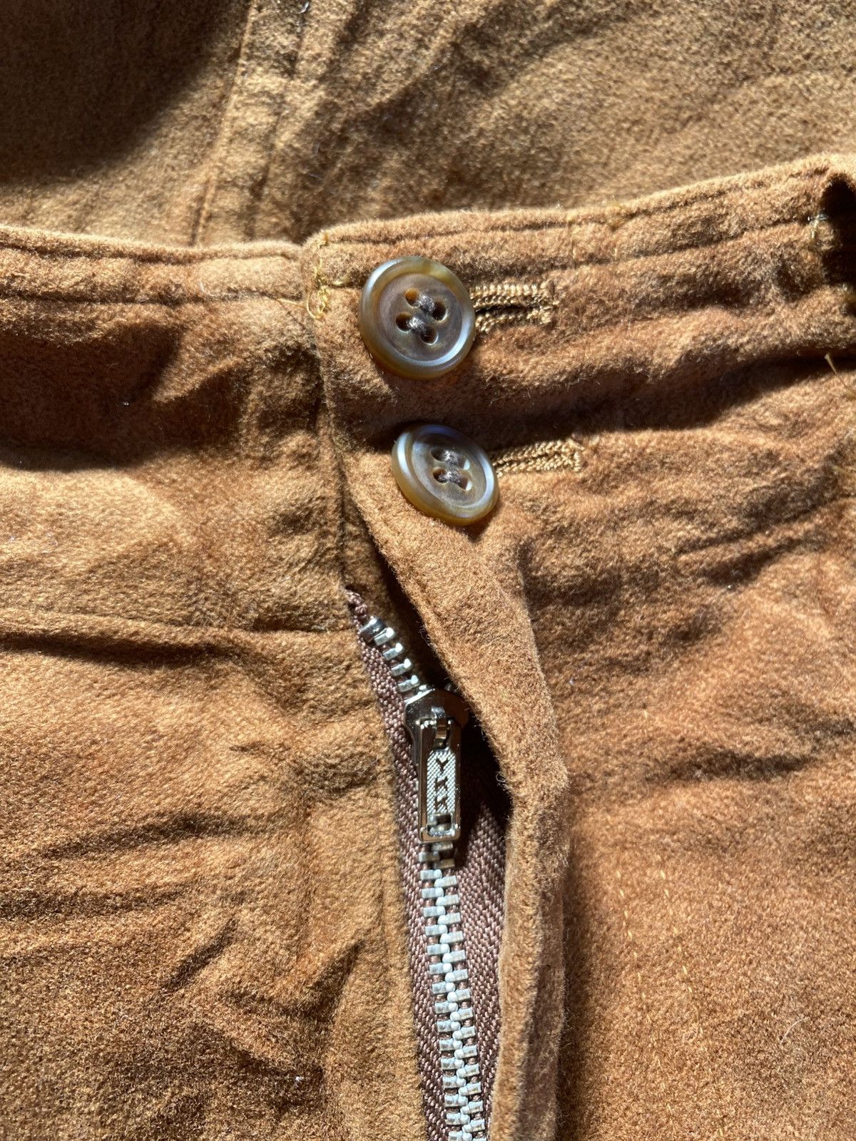 Hai Sporting Gear Vintage Hai Sporting Gear Suede Pants by Issey Miyake Size 26" / US 2 / IT 38 - 4 Thumbnail