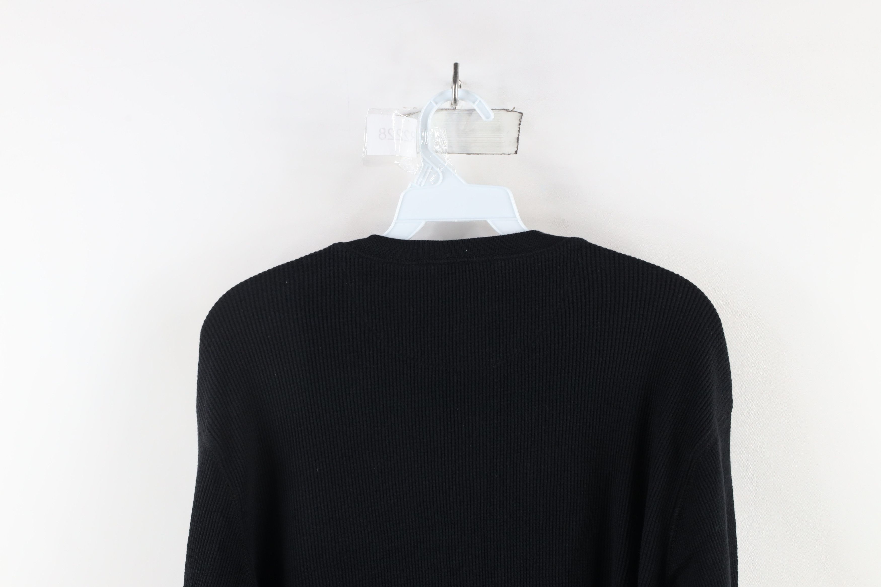 Gap × Vintage Vintage Gap Thermal Waffle Knit Long Sleeve T-Shirt Black Size US L / EU 52-54 / 3 - 6 Thumbnail