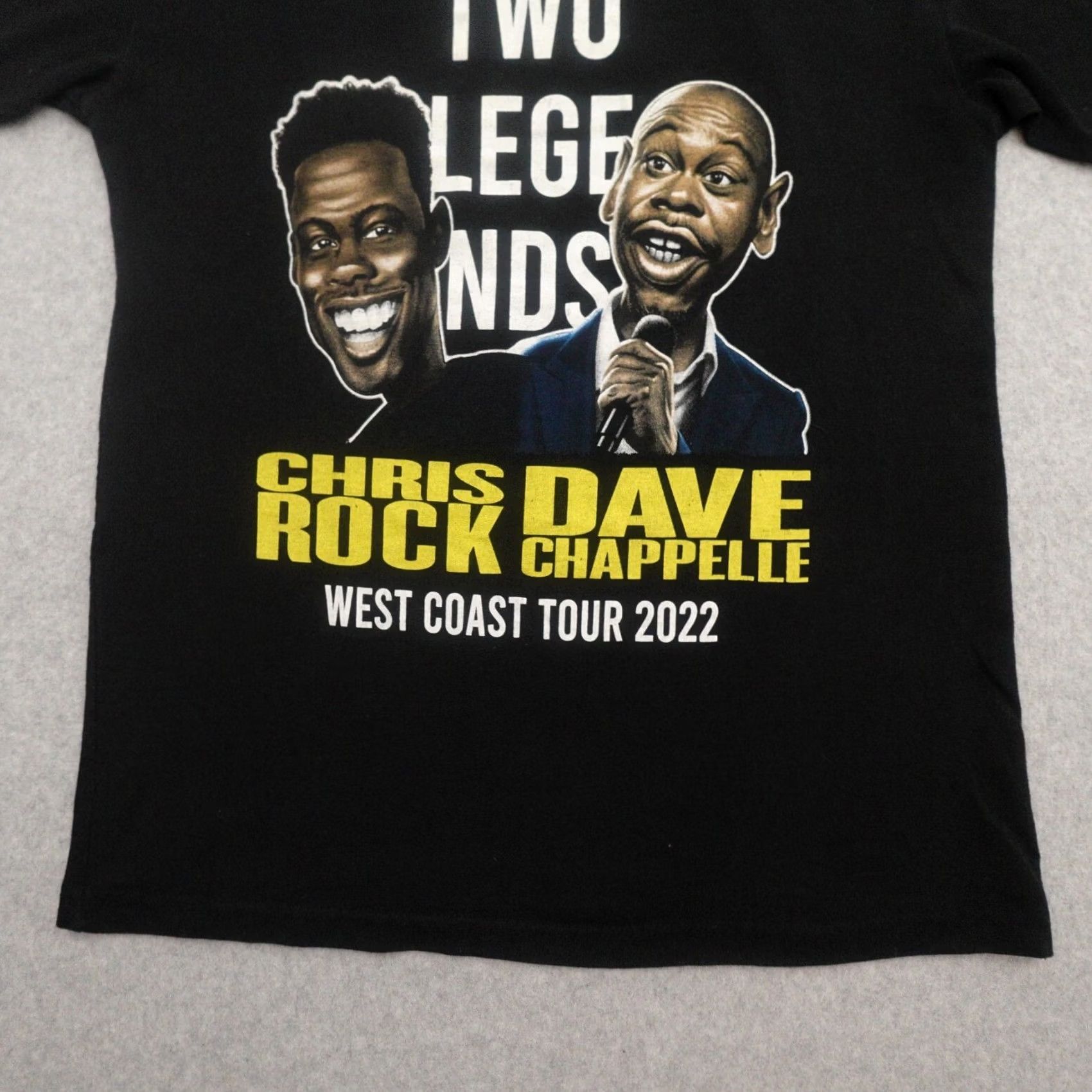 Vintage Chris Rock Dave Chappelle Legends Comedy Tour T-Shirt Medium Size US M / EU 48-50 / 2 - 7 Thumbnail
