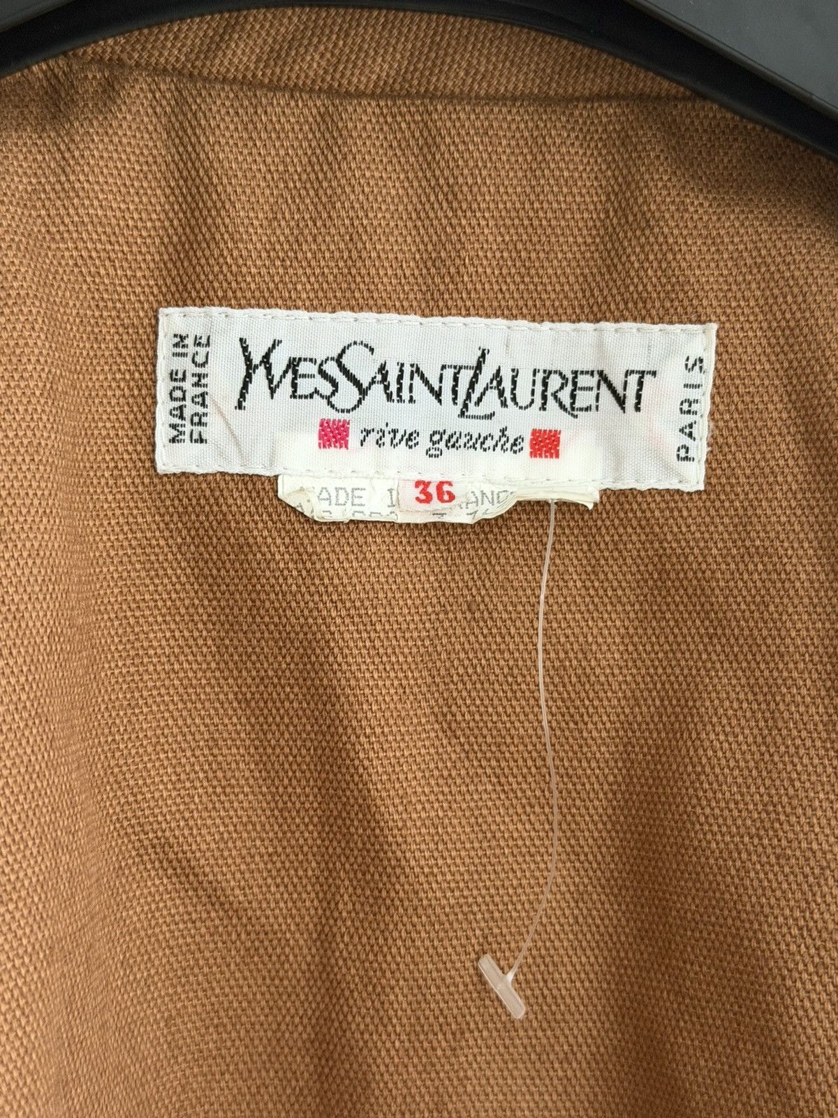 Yves Saint Laurent Vintage Yves Saint Laurent Rive Gauche Blazer Jacket Size XS / US 0-2 / IT 36-38 - 7 Thumbnail