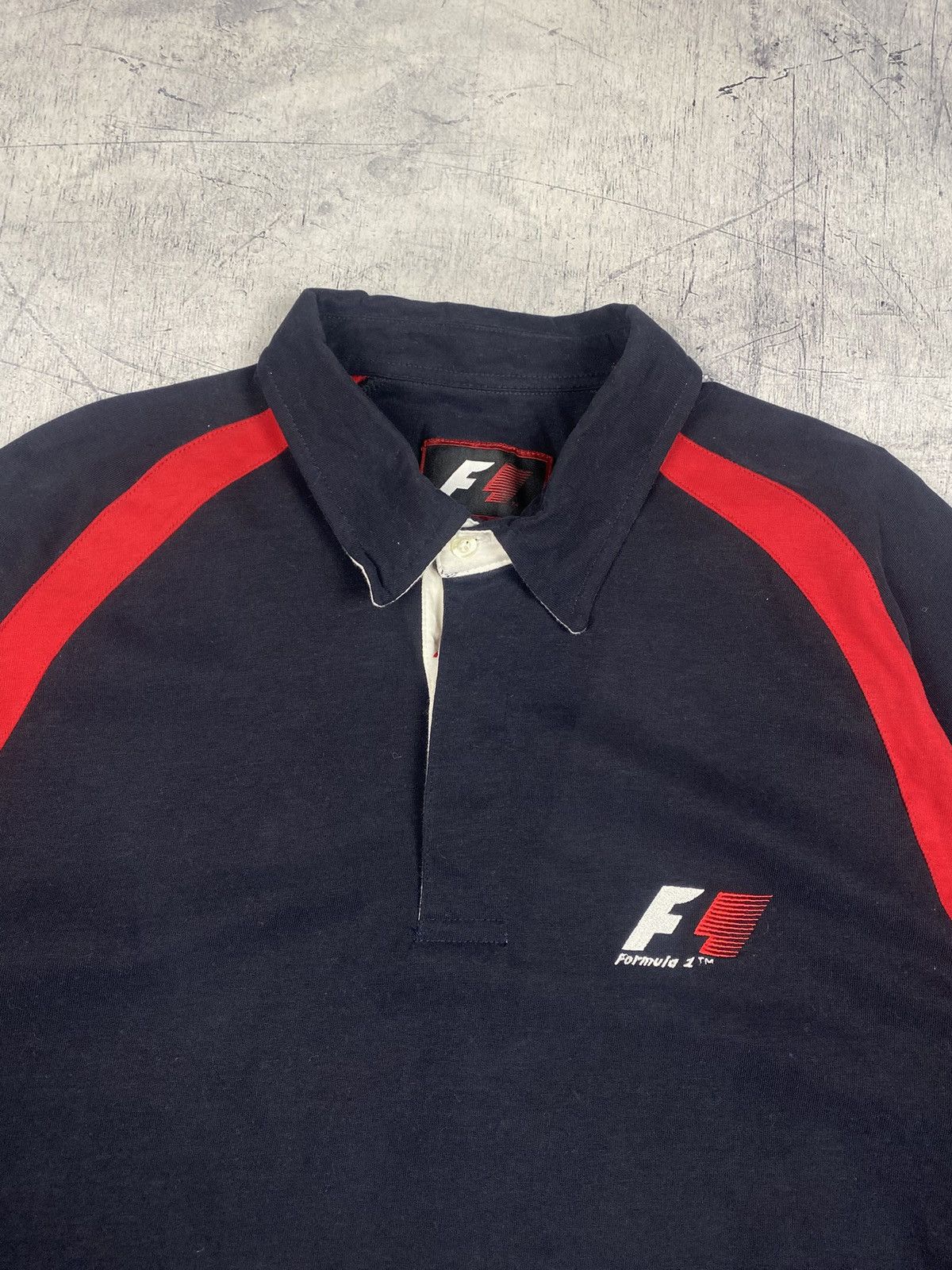 Formula 1 Vintage F1 Formula 1 Racing Team Long Sleeve Polo Shirt Size US XL / EU 56 / 4 - 5 Thumbnail