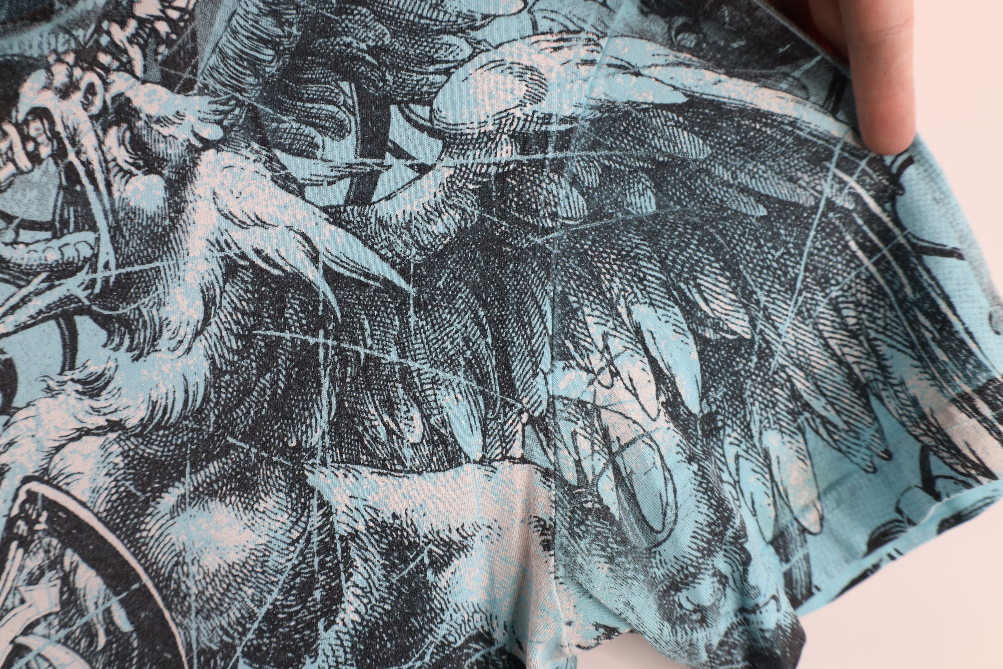 Affliction × Vintage Vintage Y2K Affliction Eagle Tribal T-Shirt Blue USA Size US M / EU 48-50 / 2 - 7 Thumbnail