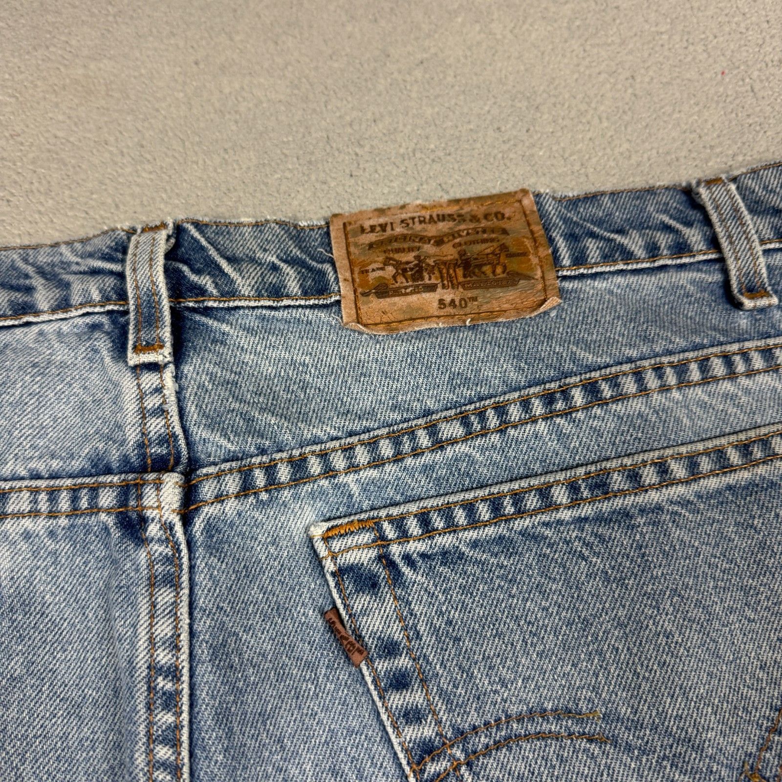 Levi's Levi’s 540 Vintage 90s Relaxed Sun Faded Distressed 42x30 Size US 42 / EU 58 - 7 Thumbnail