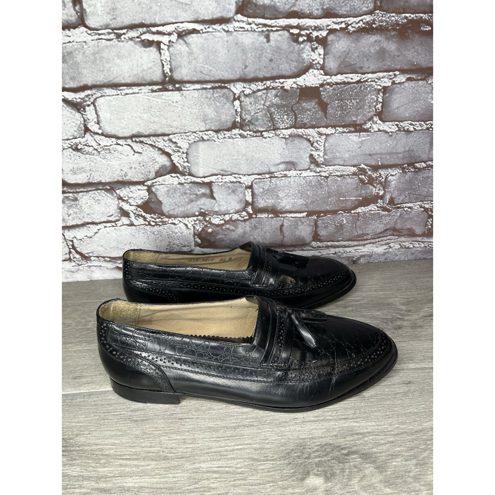 Towncraft Townscraft Black Leather Tassel Loafer Slip On Dress Shoes M Size US 8.5 / EU 41-42 - 15 Thumbnail