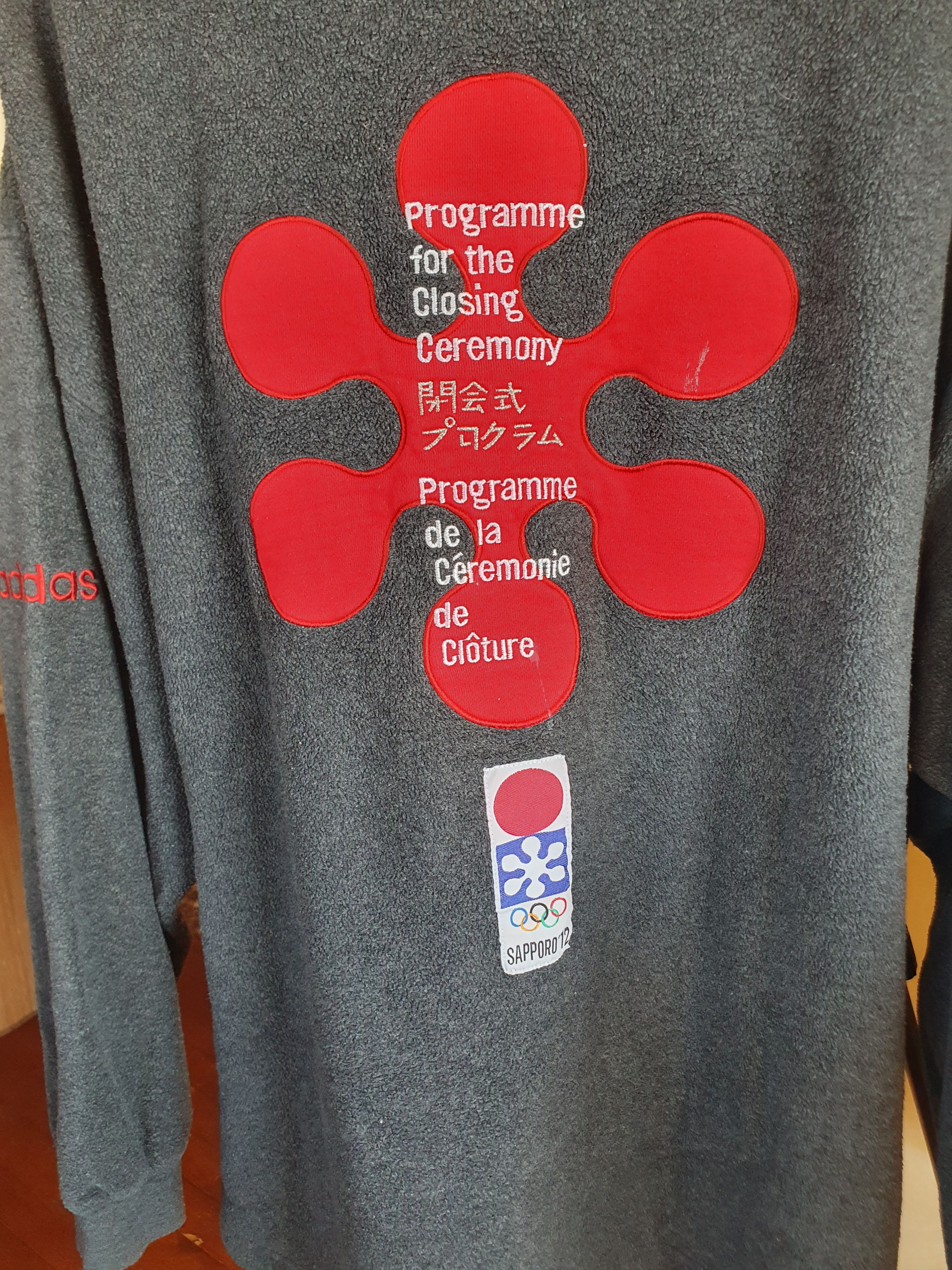 Adidas × Japanese Brand × Vintage Adidas Sapporo XI Olimpic Winter Games 1972 Vintage Fleece Size US XL / EU 56 / 4 - 8 Thumbnail