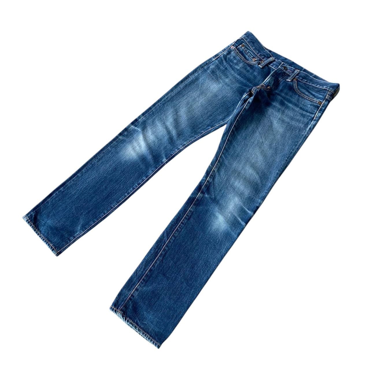 Kapital VINTAGE KAPITAL BY KIRO HIRATA FADED BLUE LOWRISE SLIMFIT Size US 28 / EU 44 - 1 Thumbnail