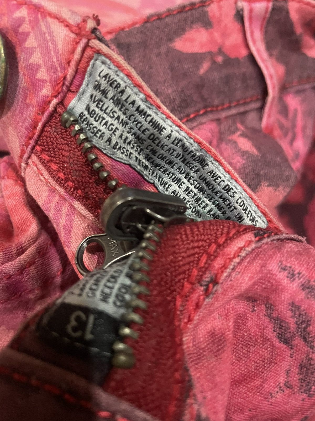 Japanese Brand Flip side Reverseable AOP Jeans Size 36" / US 14 / IT 50 - 18 Thumbnail