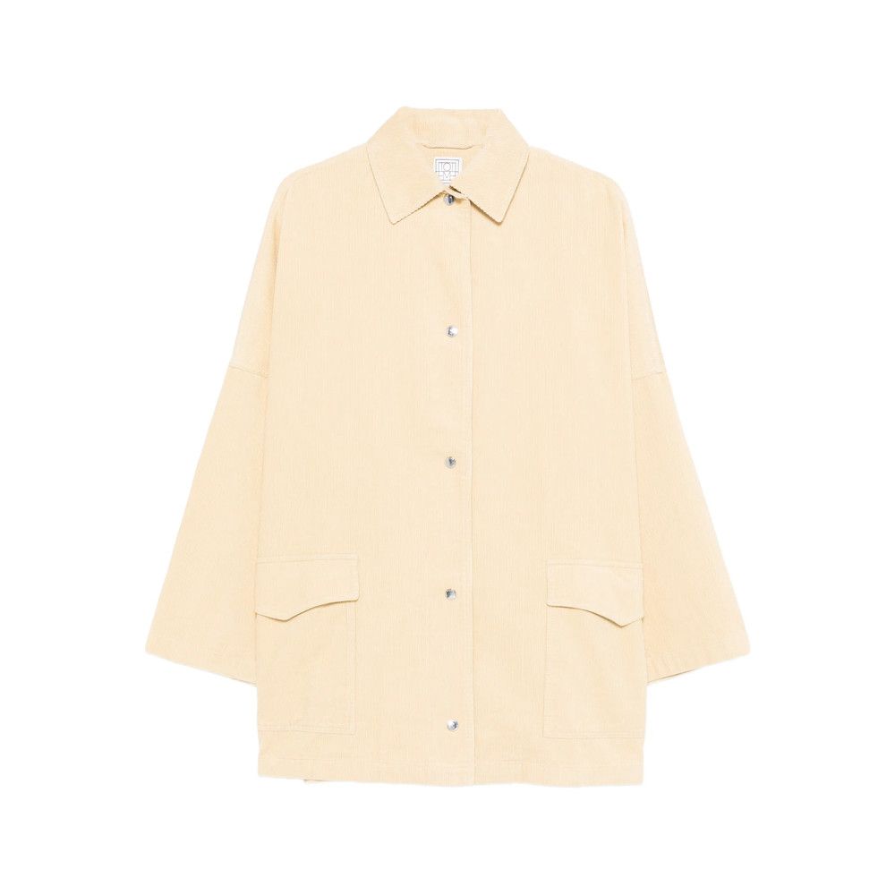 Toteme Toteme NEUTRALS Coats - Single Breasted Coats Size S / US 4 / IT 40 - 1 Thumbnail