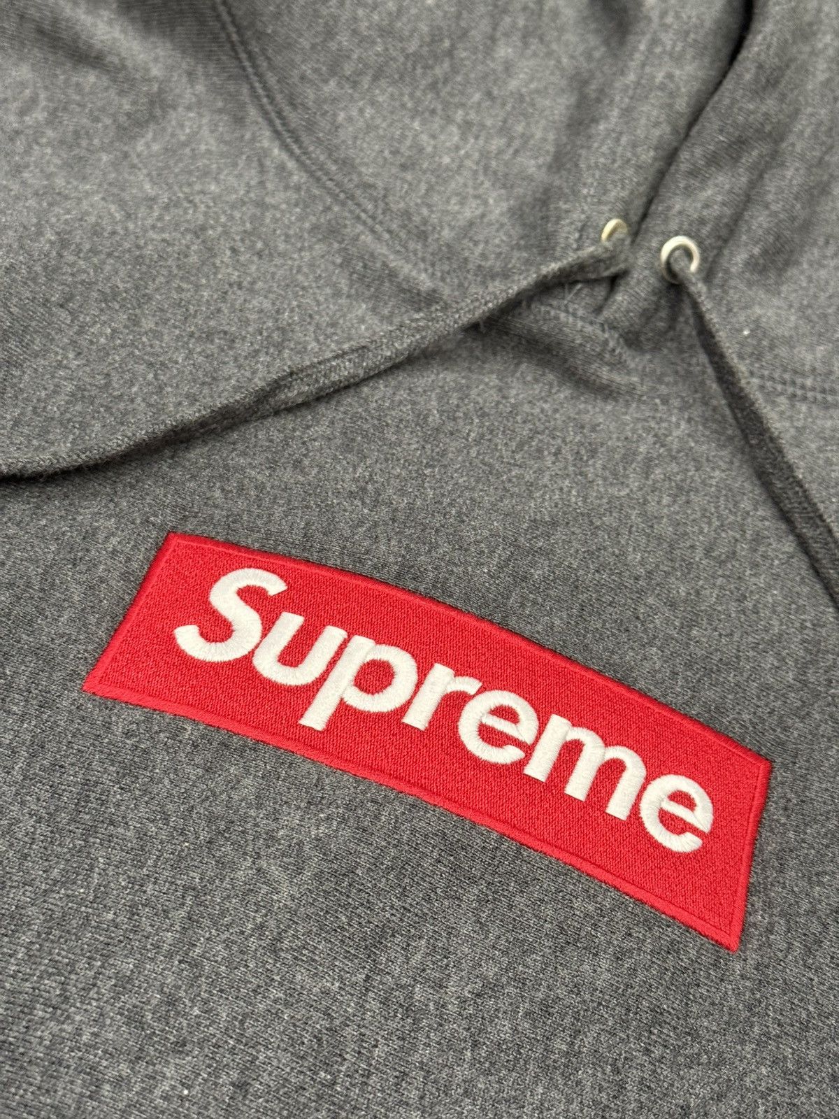 Supreme FW21 Charcoal Box Logo Hoodie