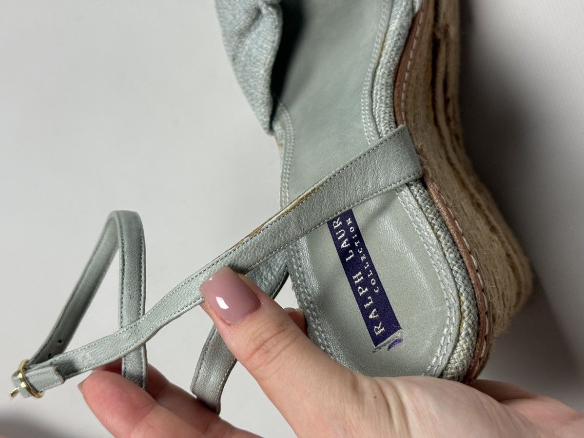 Ralph Lauren Purple Label Ralph Lauren Purple Fistina Espadrille Wedge Sandals Shoes Size US 9.5 / IT 39.5 - 25 Thumbnail