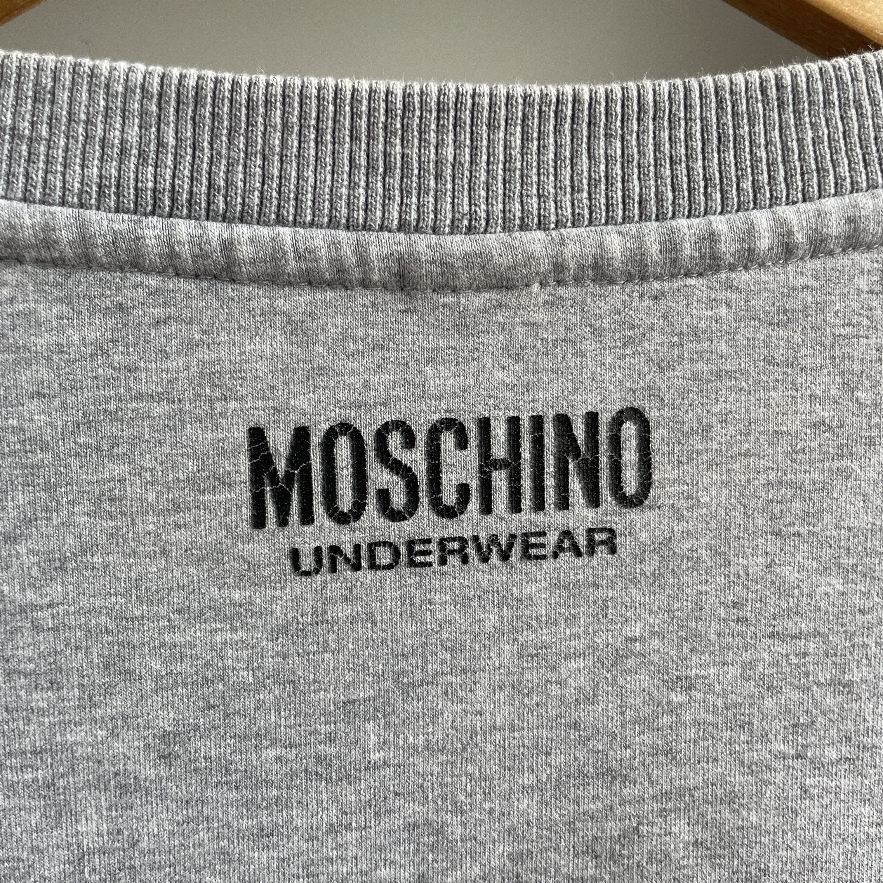 Moschino Moschino Tape Logo Crew Neck Sweatshirt SIze US M Size US M / EU 48-50 / 2 - 7 Thumbnail