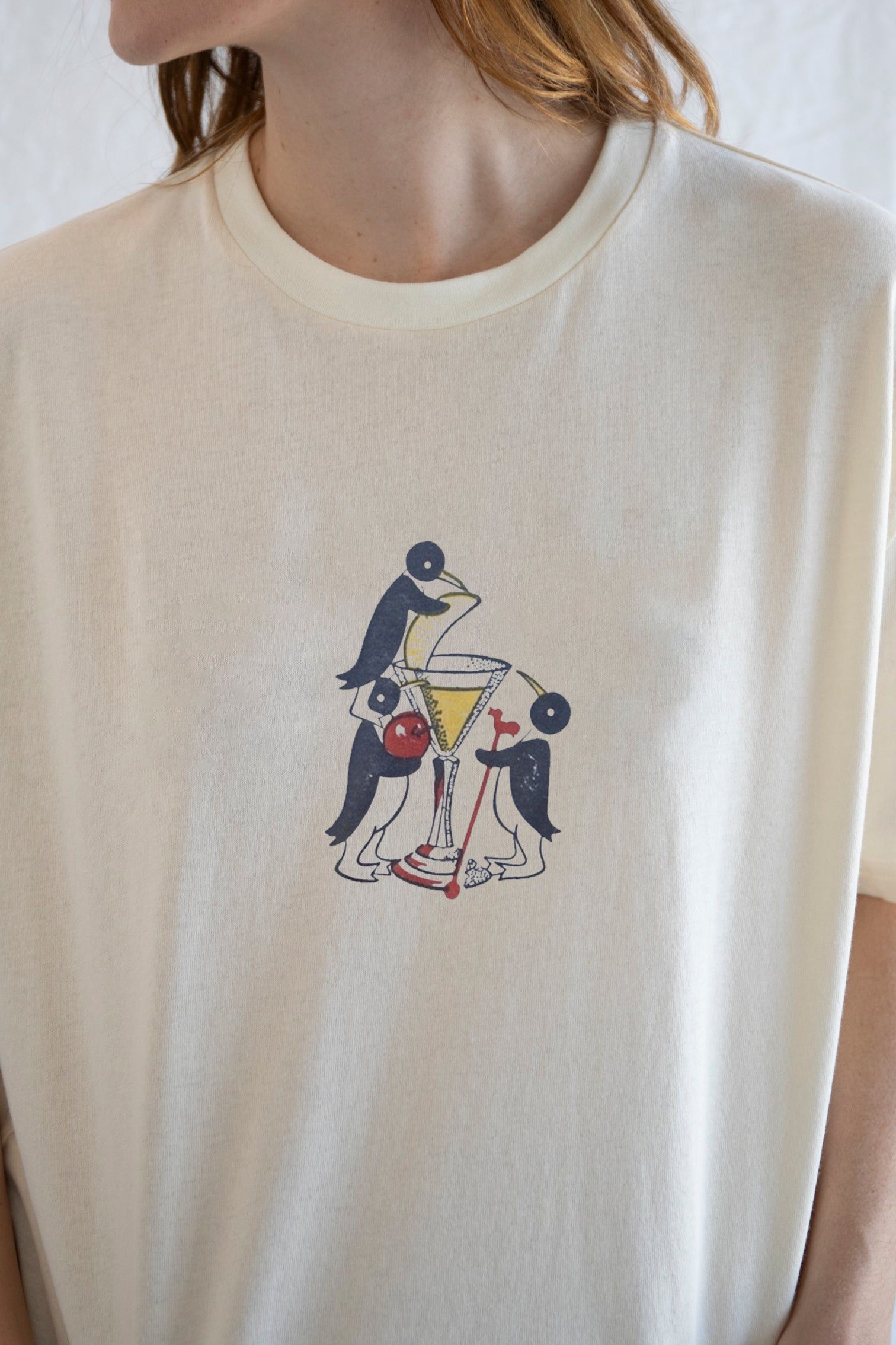 Designer × Vintage Penguin Cocktail Tee – Chill Vibes with a Vintage Twist Size M / US 6-8 / IT 42-44 - 3 Thumbnail
