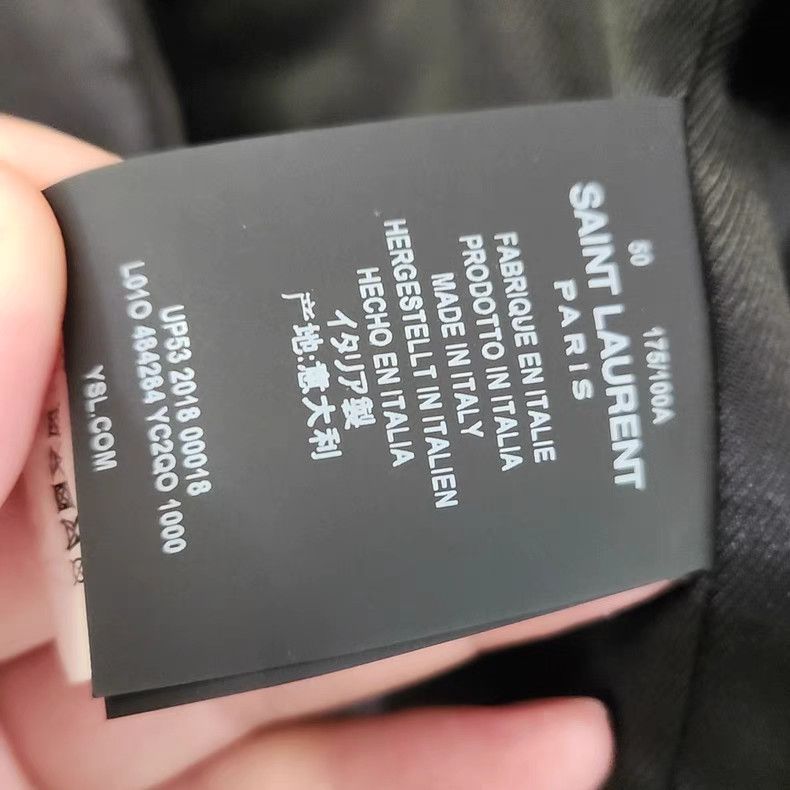 Saint Laurent Paris Saint Laurent Paris 2018 motorcycle leather jacket Size US M / EU 48-50 / 2 - 7 Thumbnail