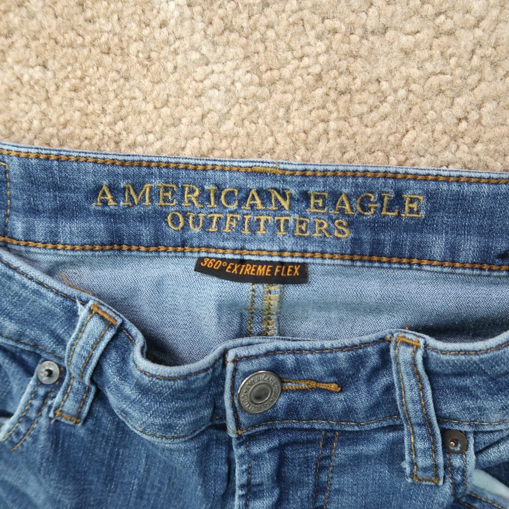 American Eagle Outfitters **American Eagle Men’s Slim Fit Blue Denim Straight Jeans 30x36** User: American Eagle Men’s Slim Fit Blue Denim Straight Jeans 30x36 Size US 30 / EU 46 - 4 Thumbnail