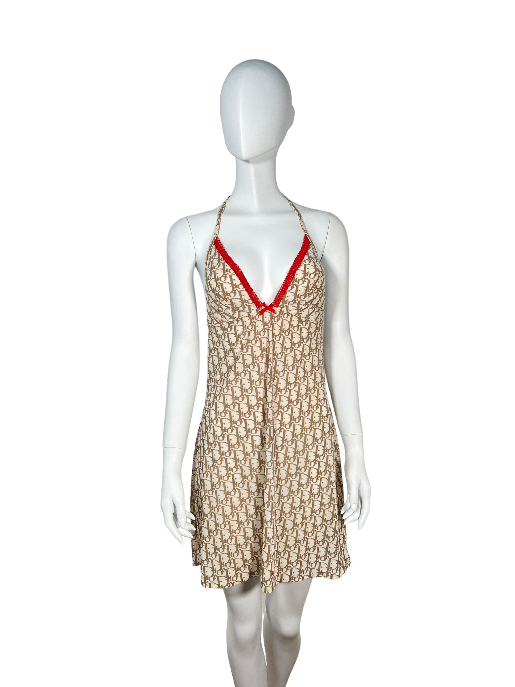 Christian Dior by John Galliano 2005 Monogram Slip Dress