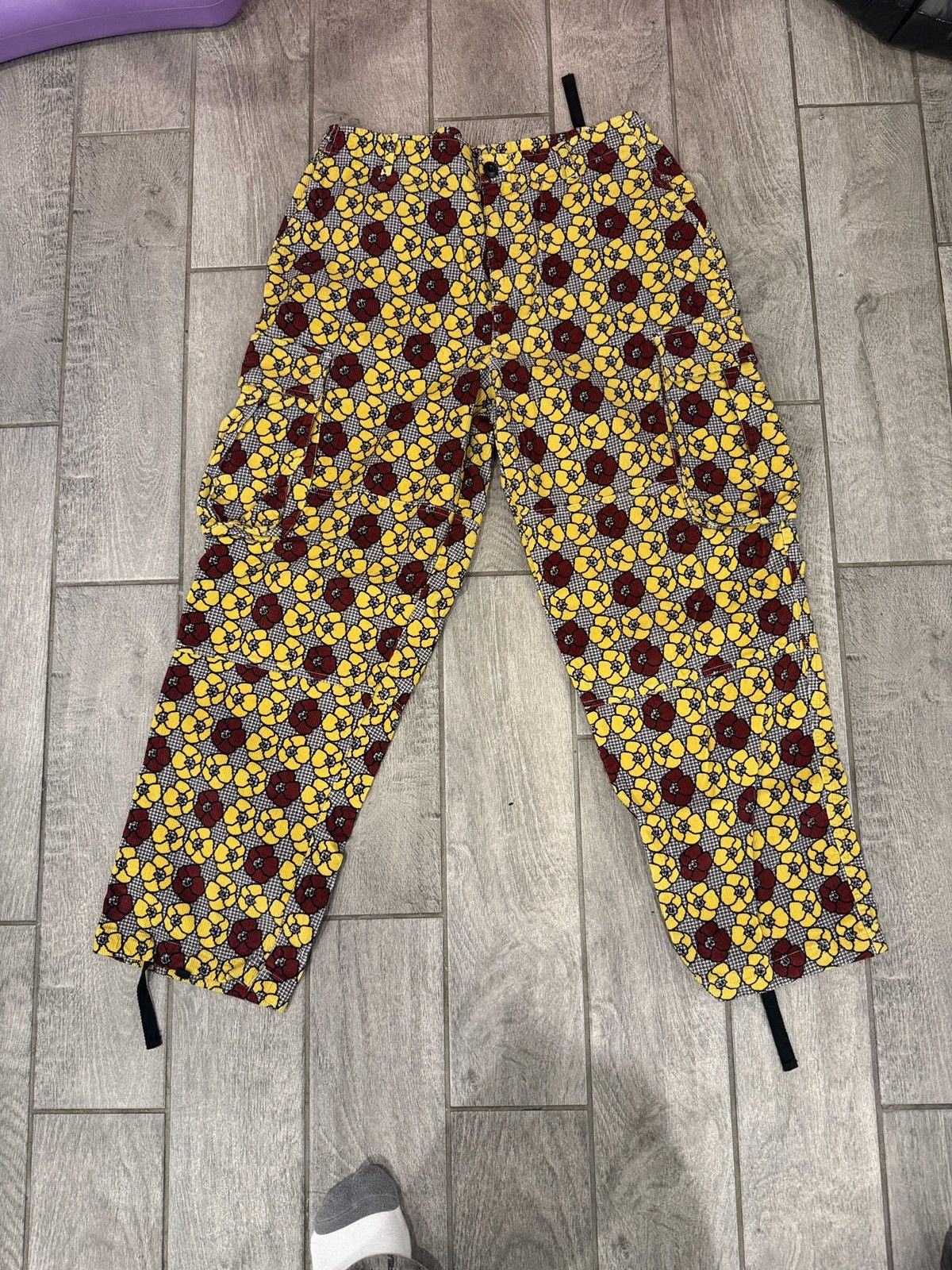 DENIM TEARS × Stussy Denim Tears x Stussy Cord Cargo Pant ‘Houndstooth’ Size US 34 / EU 50 - 1 Thumbnail