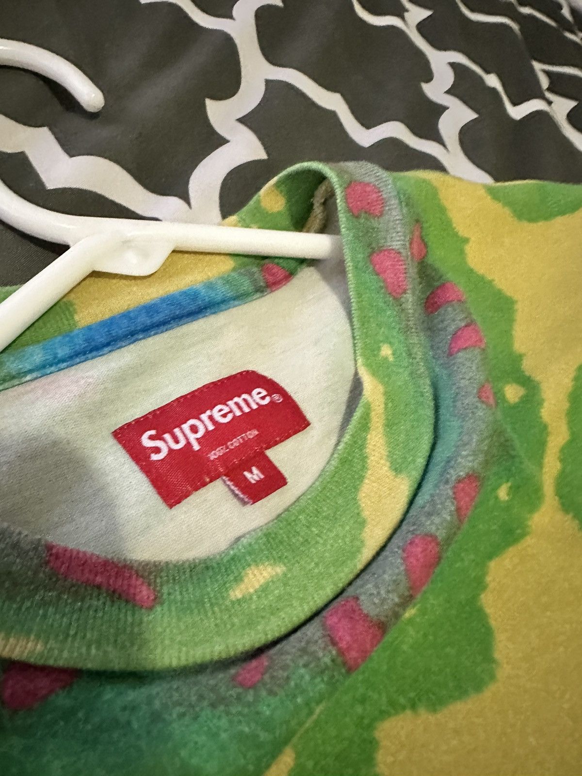 Supreme Painted Flowers LS Tee by Supreme Size US M / EU 48-50 / 2 - 7 Thumbnail