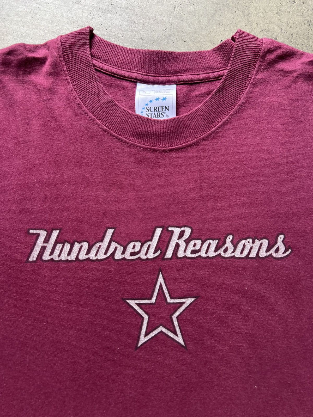 Band Tees × Vintage VTG ‘00s Y2K Hundred Reasons Band Tee Shirt Emo Size US S / EU 44-46 / 1 - 3 Thumbnail