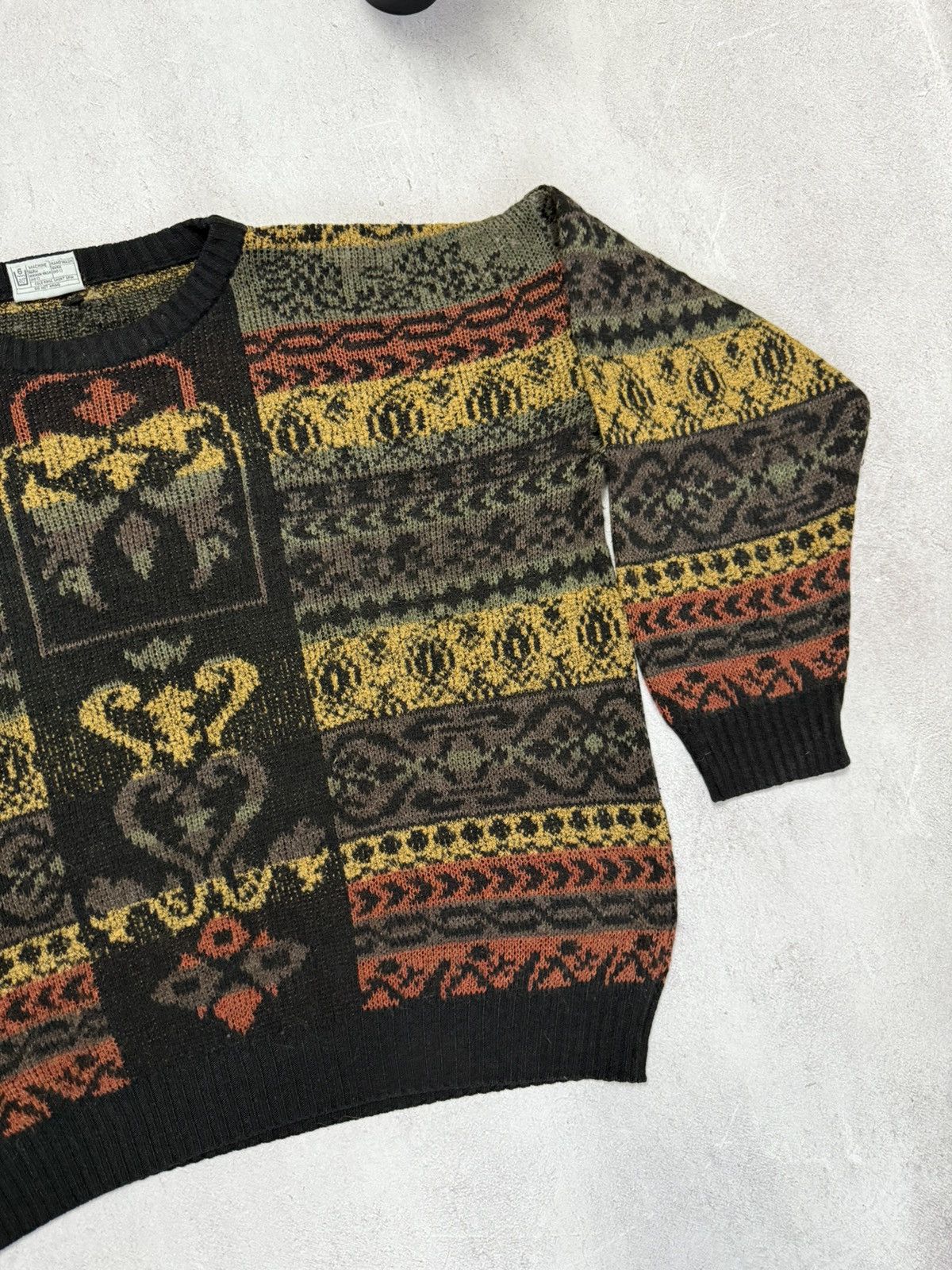 Vintage SUPER SICK SWEATER KNIT WOOL BAGGY RETRO JAPANESE BALENCIAGA Size US M / EU 48-50 / 2 - 5 Thumbnail