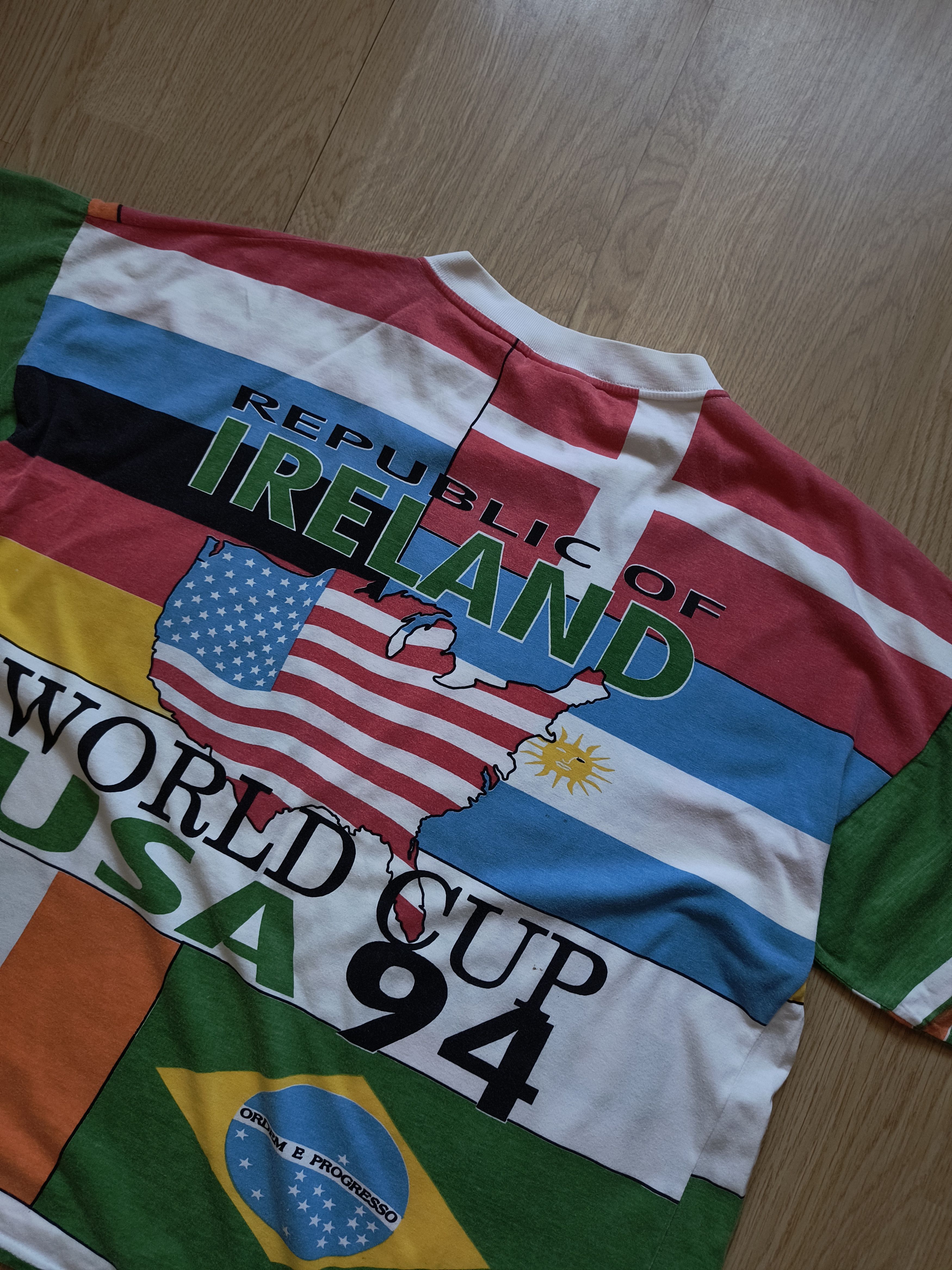 Vintage Vintage Ireland football soccer world cup 94 USA t-shirt Size US L / EU 52-54 / 3 - 9 Thumbnail