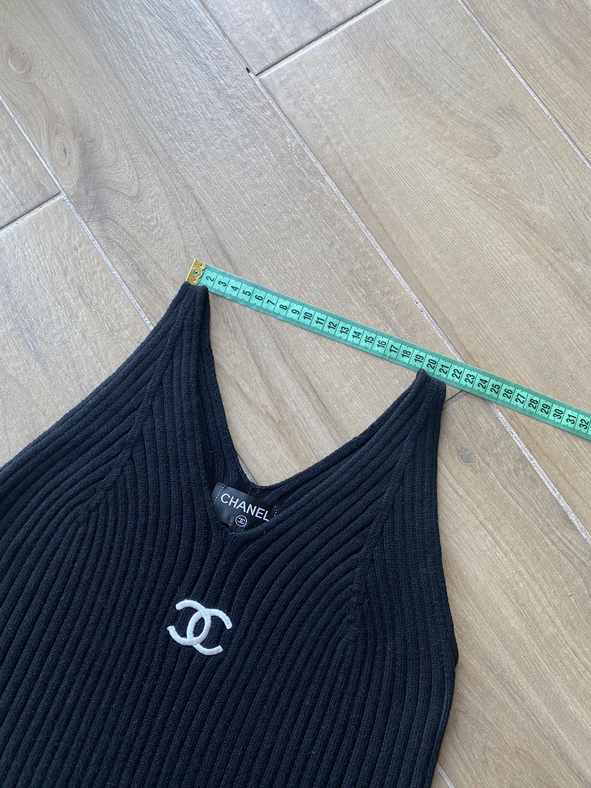 Chanel Chanel Ribbed Knit Tank Top Size M / US 6-8 / IT 42-44 - 12 Thumbnail