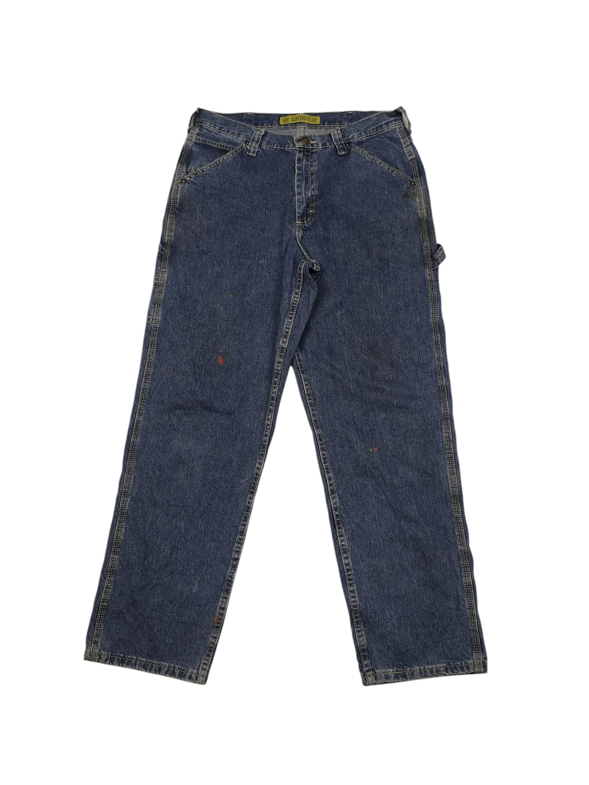 Lee Vintage Lee Dungarees Carpenter Double Knee Jeans Size US 34 / EU 50 - 1 Thumbnail