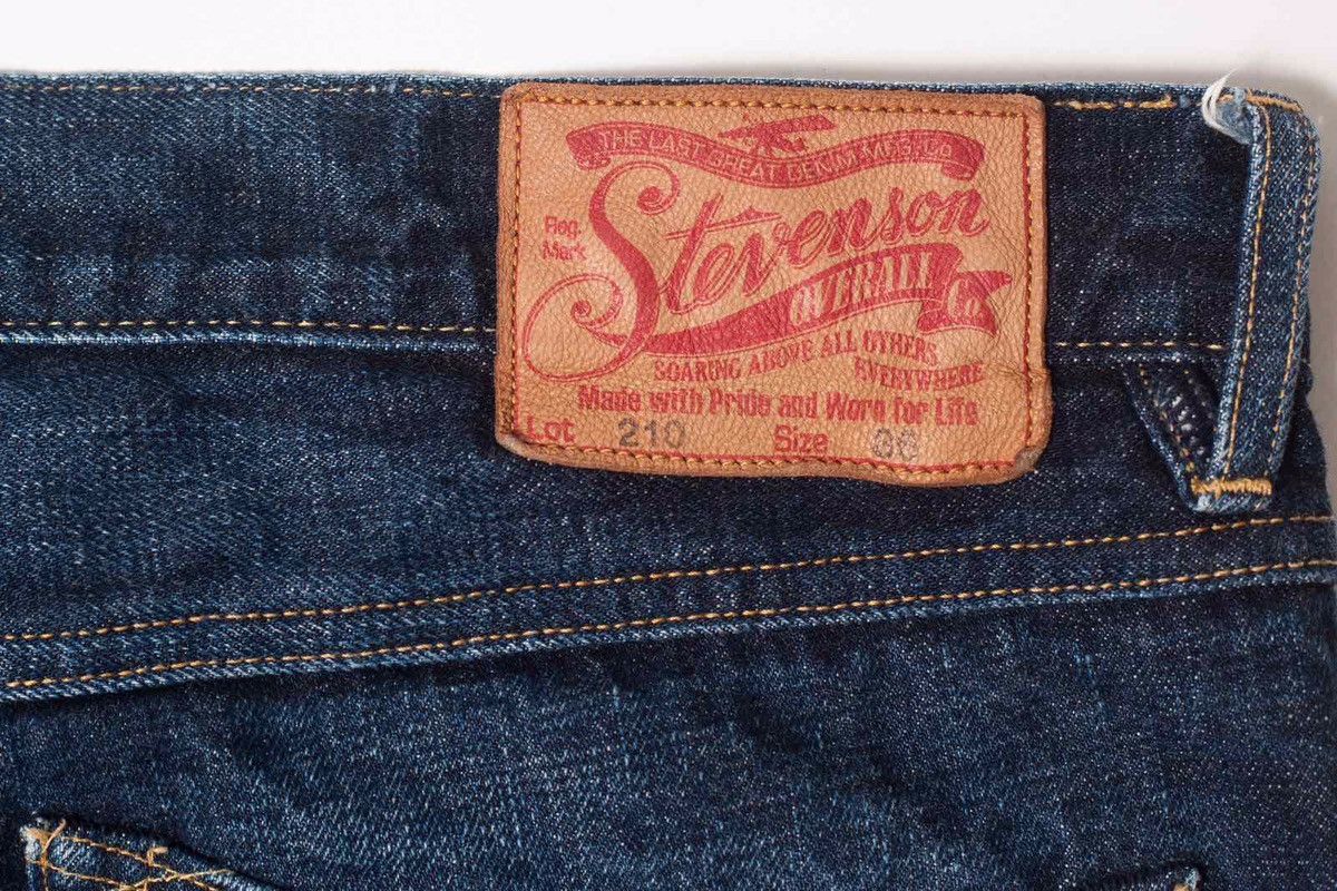 Stevenson Overall Co. STEVENSON 210 Big Sur Selvedge 14oz Jeans Slim Tapered Size US 36 / EU 52 - 8 Thumbnail