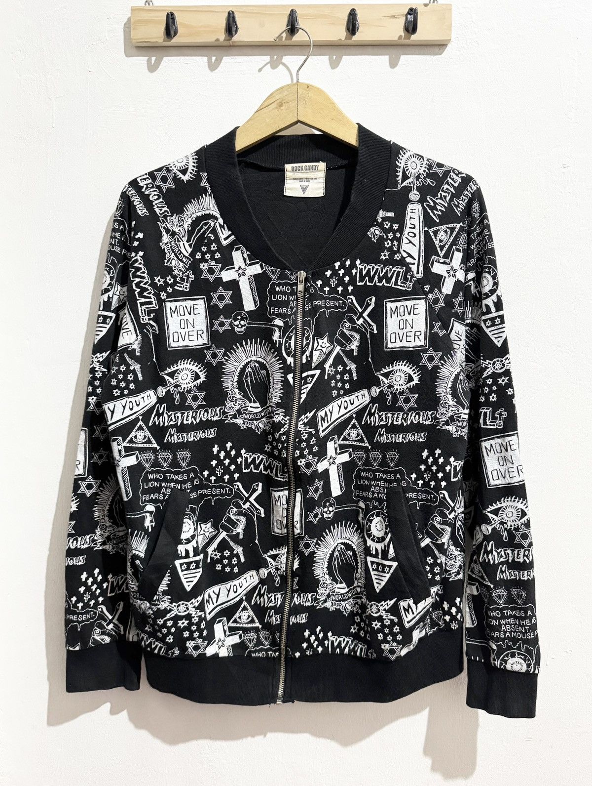 Hysteric Glamour Y2k Rock Candy skull ifsixwasnine bomber Size US M / EU 48-50 / 2 - 1 Thumbnail